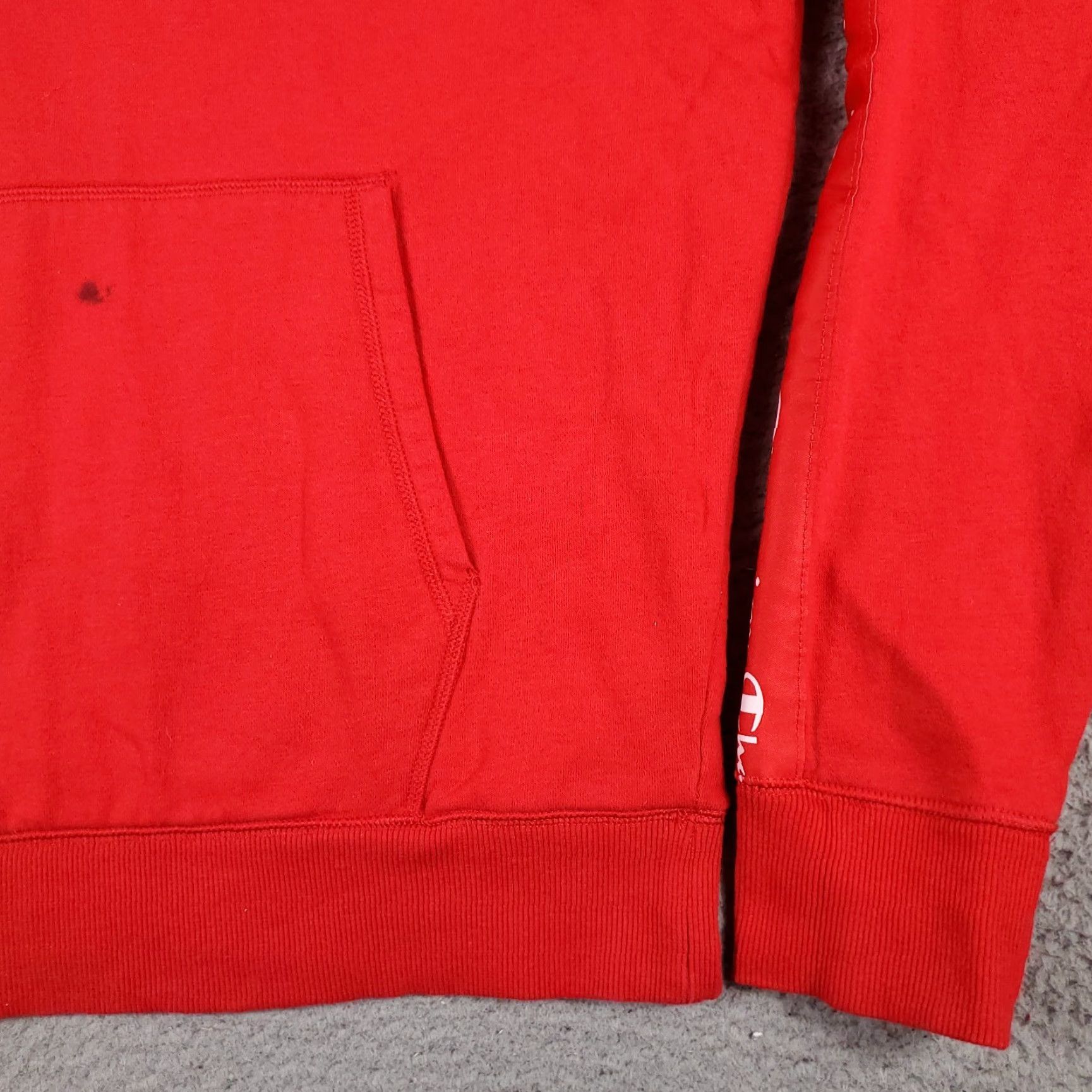 Champion Champion Hoodie Mens Medium Red Casual Pullover Sweatshirt Fleece Size US M / EU 48-50 / 2 - 5 Thumbnail