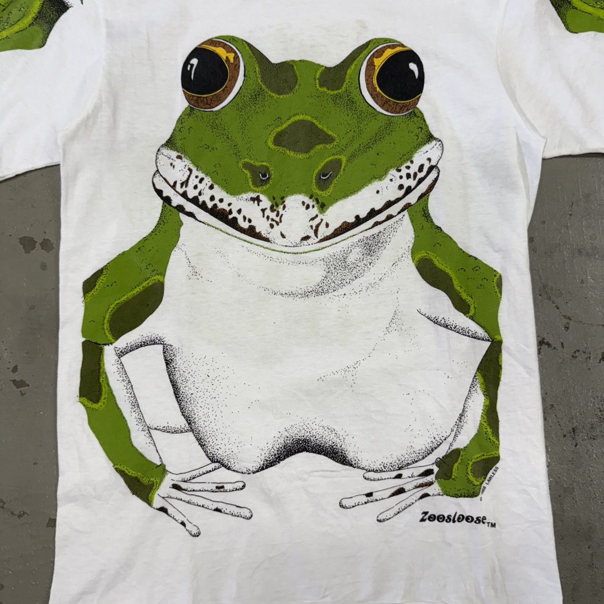 Arts & Science Vintage 80s Zoosloose Frog Graphic Tee Size US M / EU 48-50 / 2 - 3 Thumbnail