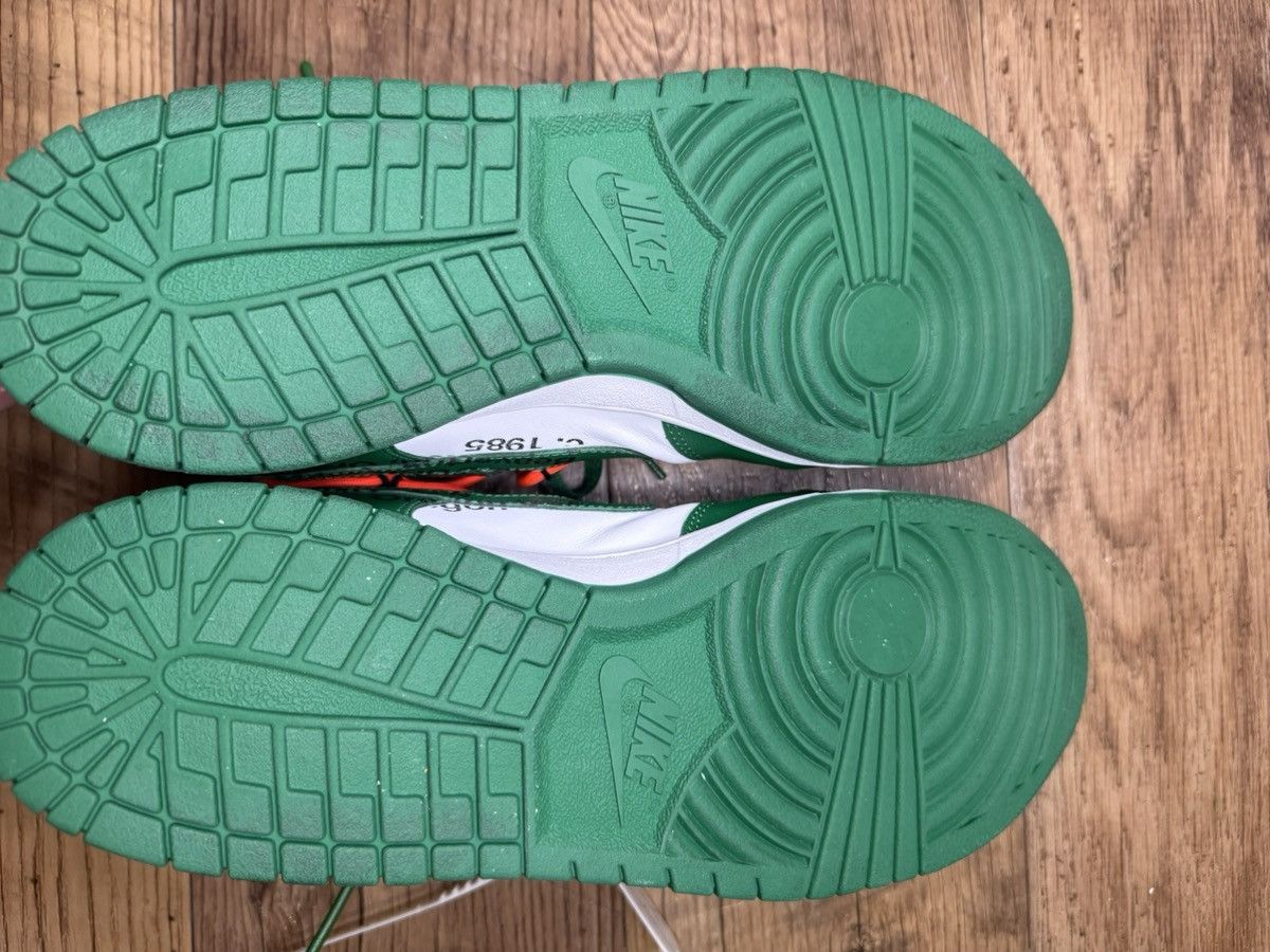 Nike × Off-White Nike Dunk Low Off-White Pine Green Size US 13 / EU 46 - 6 Thumbnail