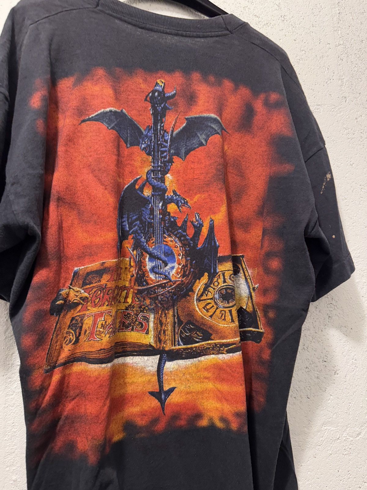 Band Tees × Vintage *RARE* 1998 BLIND GUARDIAN MIRROR BAND TEE METAL FADED 90S Size US XL / EU 56 / 4 - 6 Thumbnail