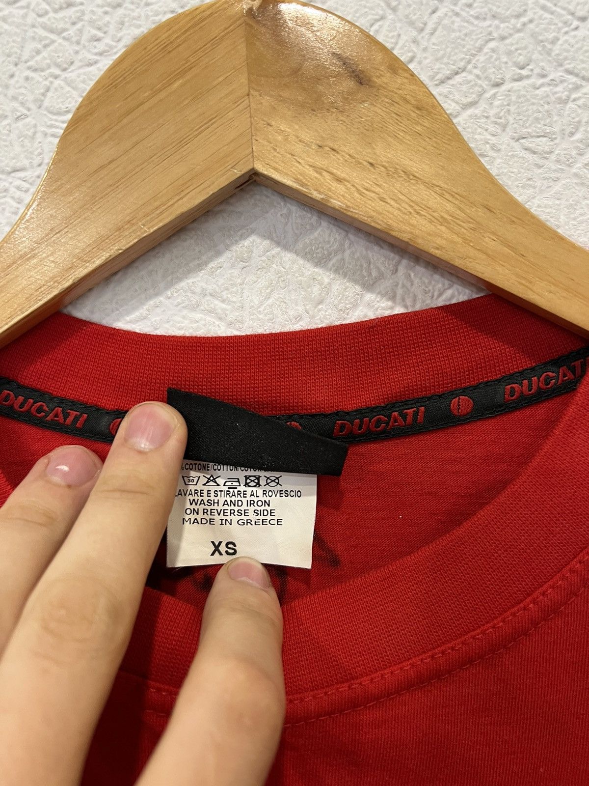 Vintage Vintage Ducati Racing Red T Shirt Size US S / EU 44-46 / 1 - 3 Thumbnail