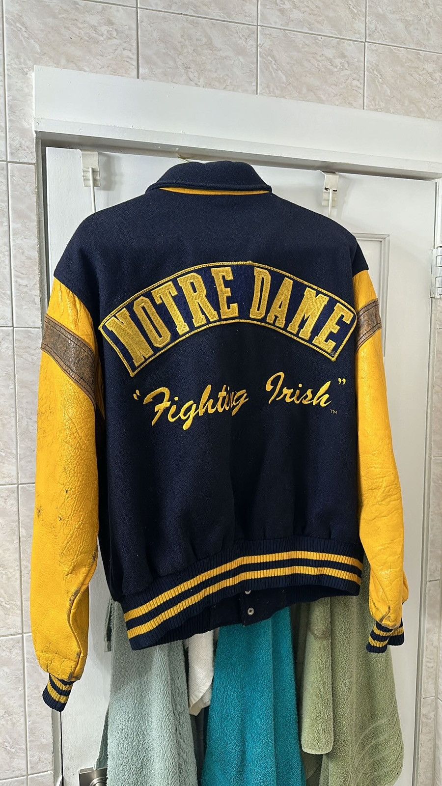 Vintage 1842 Notre Dame Letterman Size US L / EU 52-54 / 3 - 2 Thumbnail
