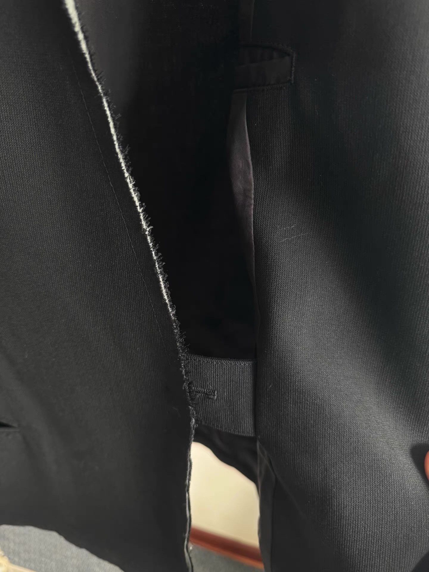 Yohji Yamamoto Yohji Yamamoto 19AW Wool Collarless Blazer Q17 Size 48R - 3 Thumbnail