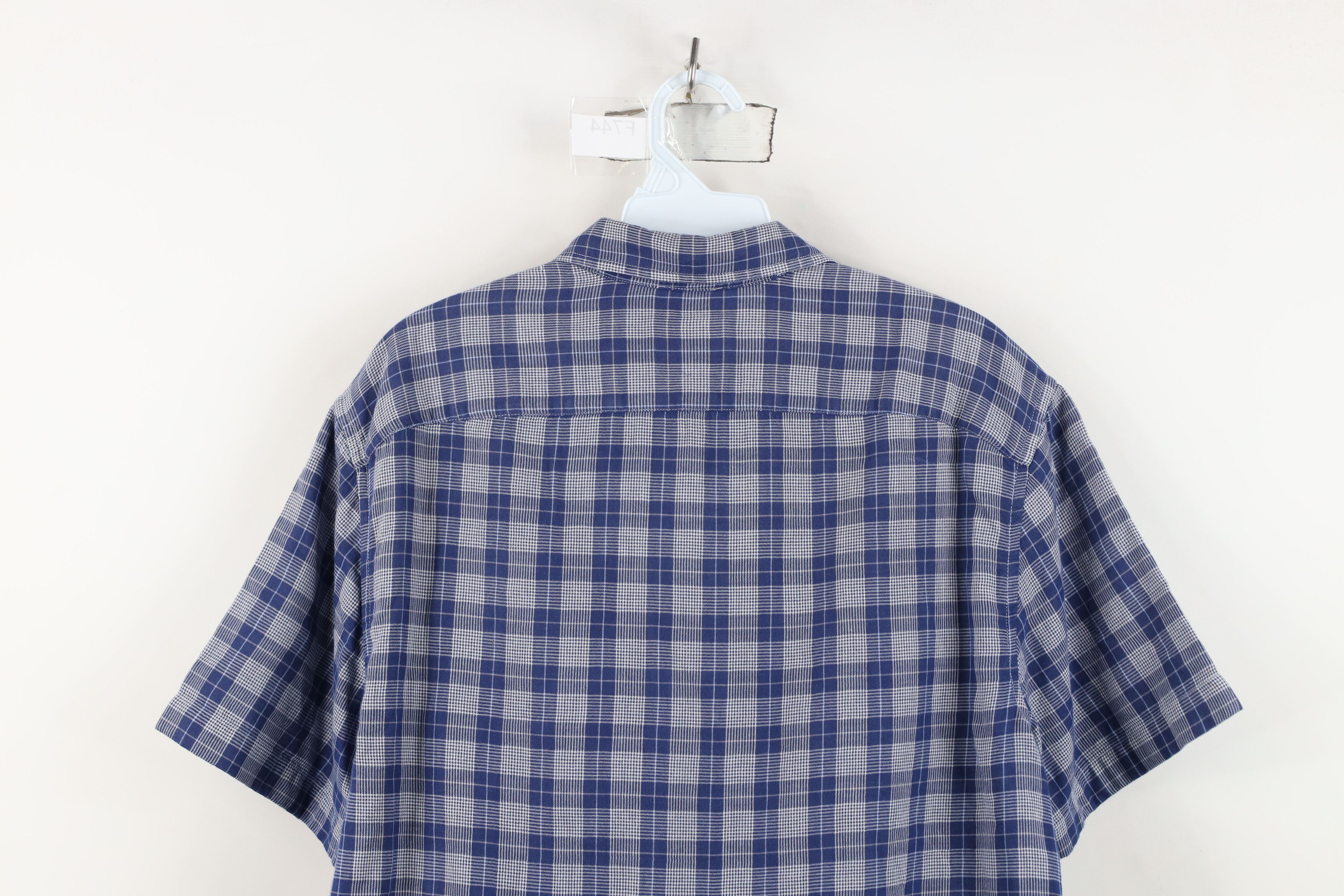 UNTUCKit Untuckit Flannel Short Sleeve Collared Button Shirt Plaid Size US S / EU 44-46 / 1 - 12 Thumbnail