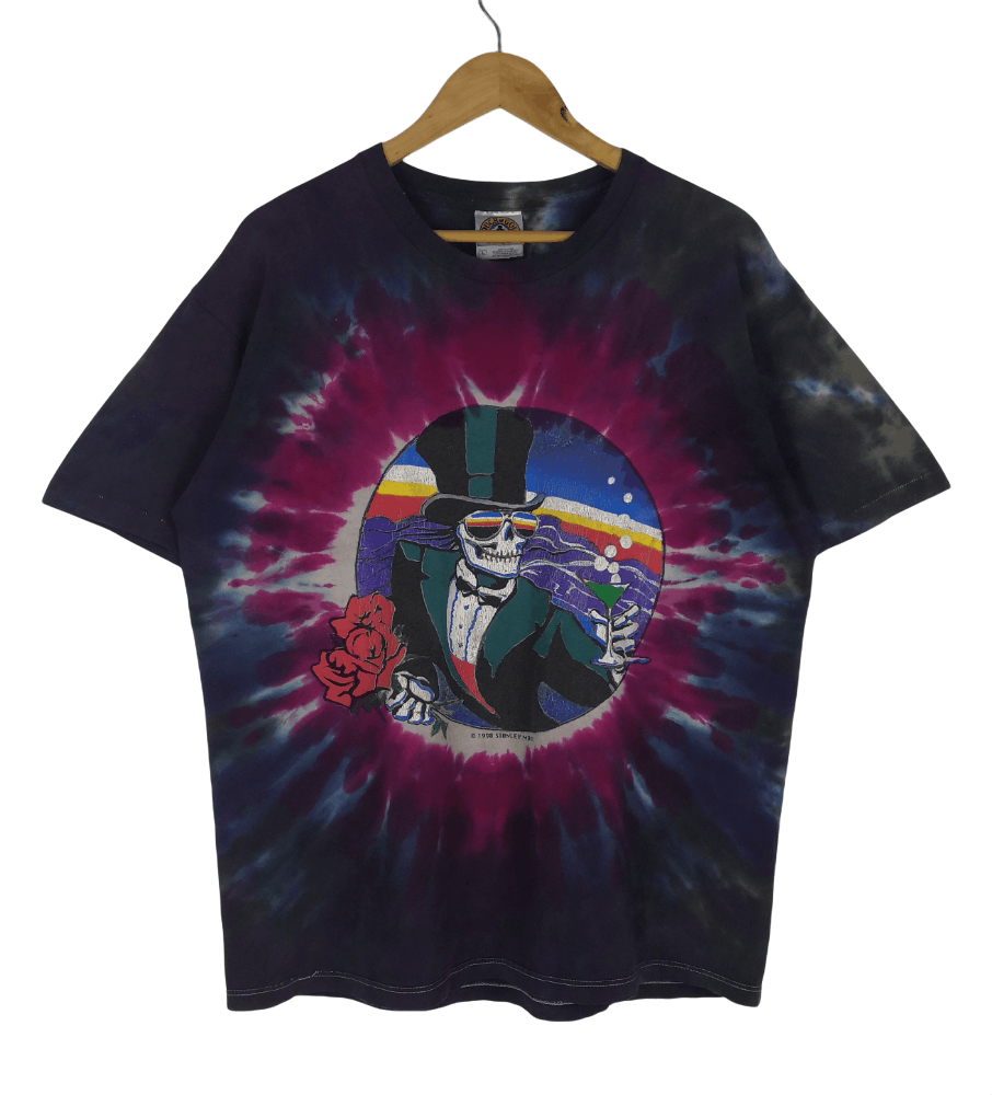 Vintage 1998 Stanley Mouse Grateful Dead Liquid Blue Shirt