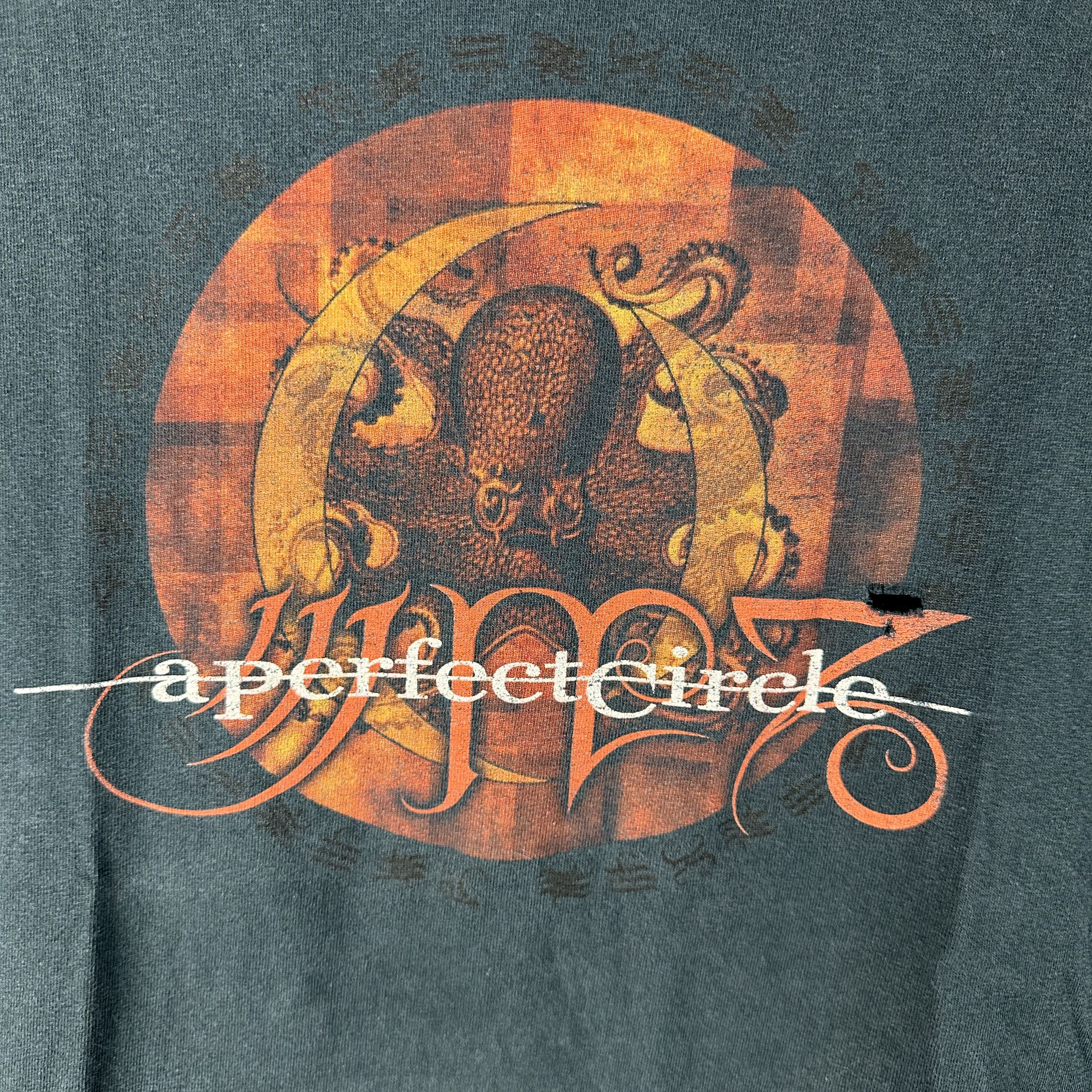 Vintage Vintage 2000s A Perfect Circle Rock Band Tour T-Shirt Size US L / EU 52-54 / 3 - 2 Thumbnail