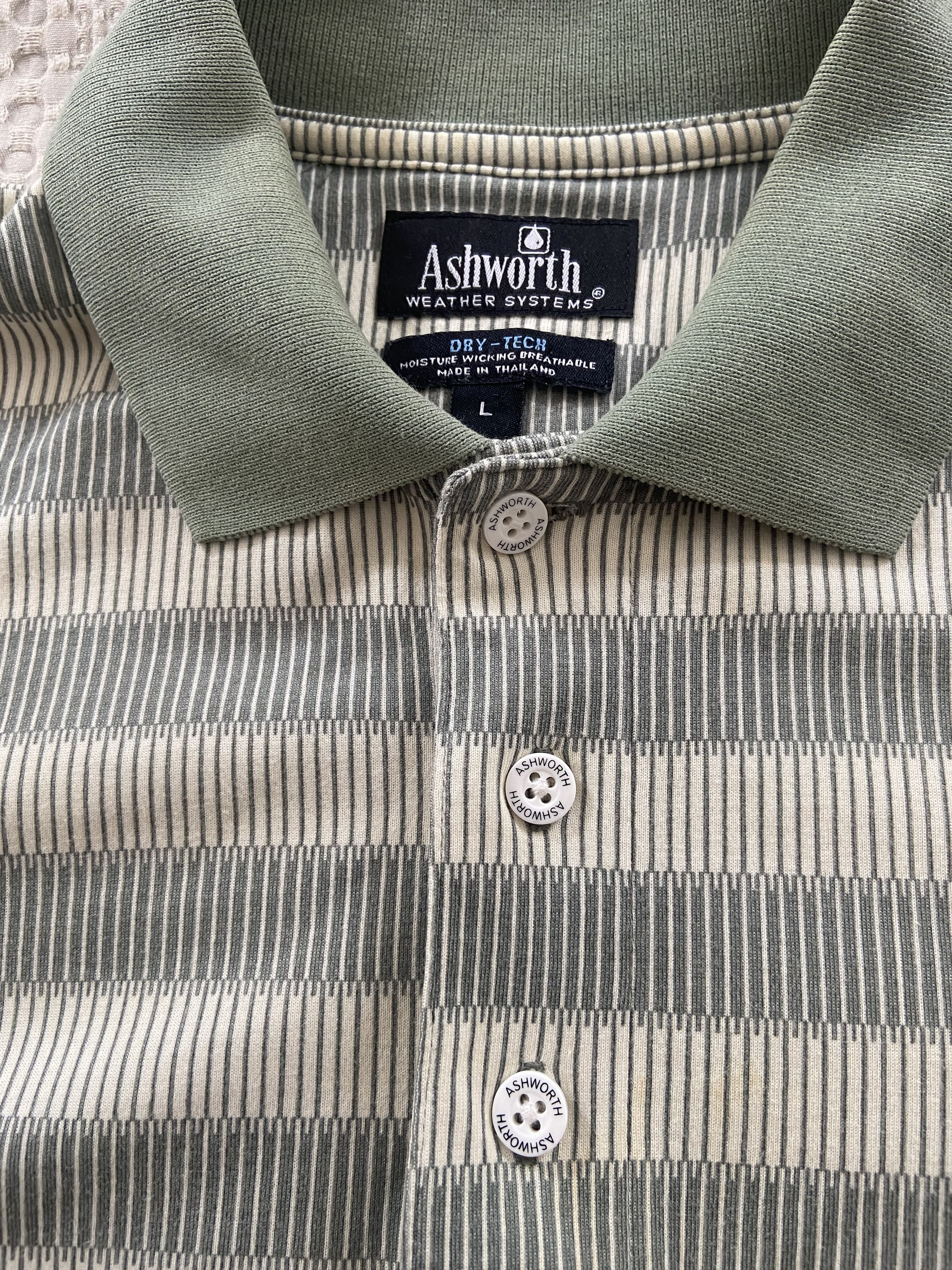 Ashworth Ashworth Striped Polo Size US L / EU 52-54 / 3 - 1 Thumbnail