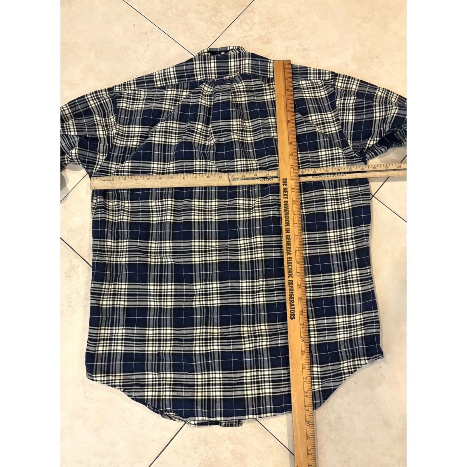 Ralph Lauren Ralph Lauren Shirt Mens Blake Classic Fit Blue Plaid 100% Cotton Button-Down Long Sleeve Size US XL / EU 56 / 4 - 5 Thumbnail