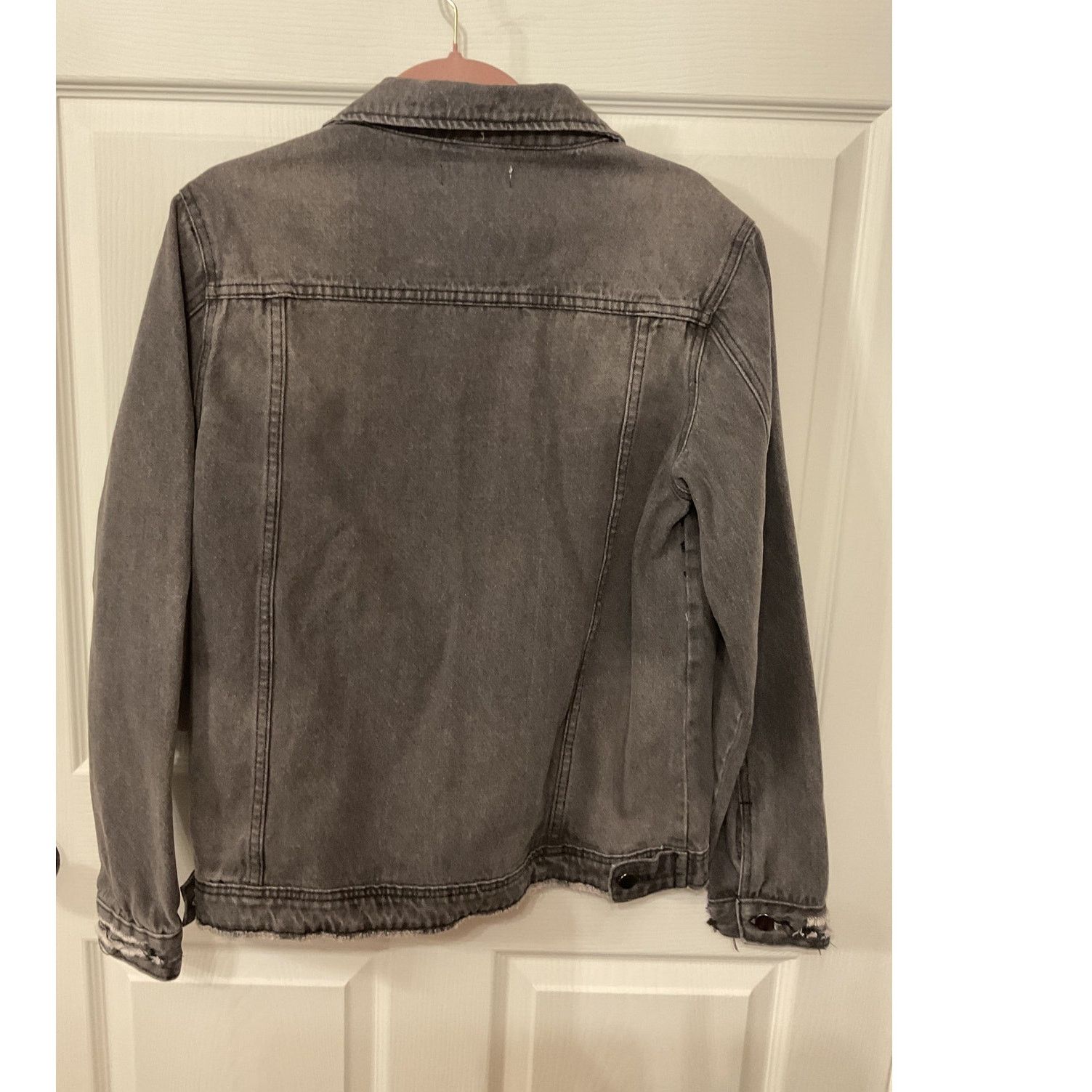 BuddyLove BuddyLove Hazel Dark Gray Distressed Denim Trucker Jacket, M Size M / US 6-8 / IT 42-44 - 5 Thumbnail