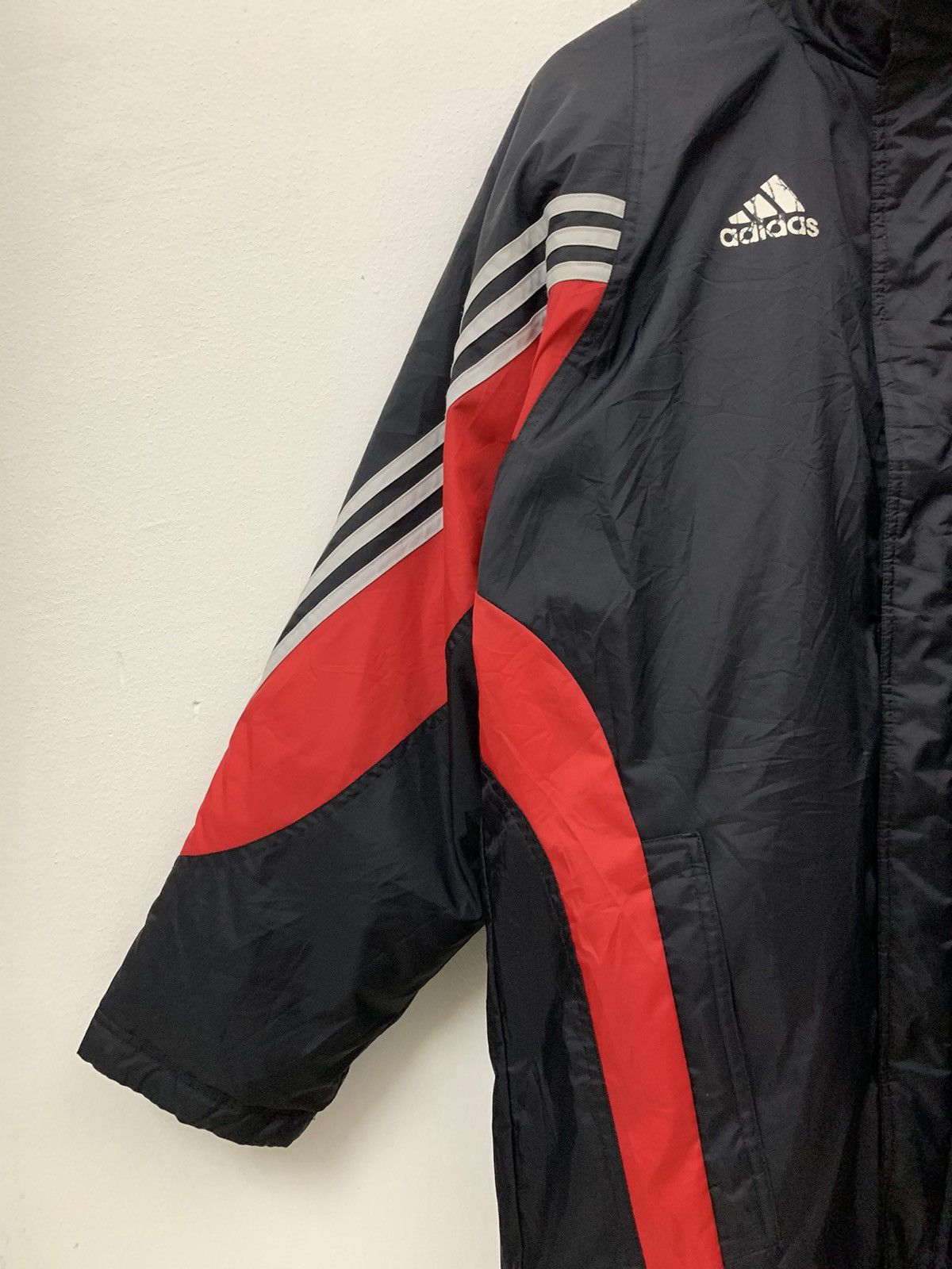 Adidas × Vintage Vintage AC Milan Long Jacket Size US L / EU 52-54 / 3 - 3 Thumbnail