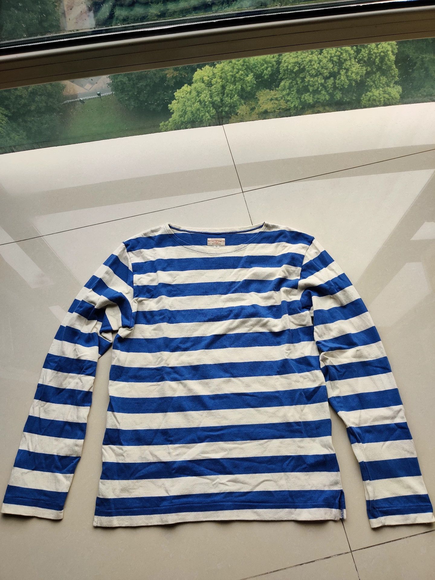 Butcher Products long sleeve navy striped shirt Size US M / EU 48-50 / 2 - 1 Thumbnail