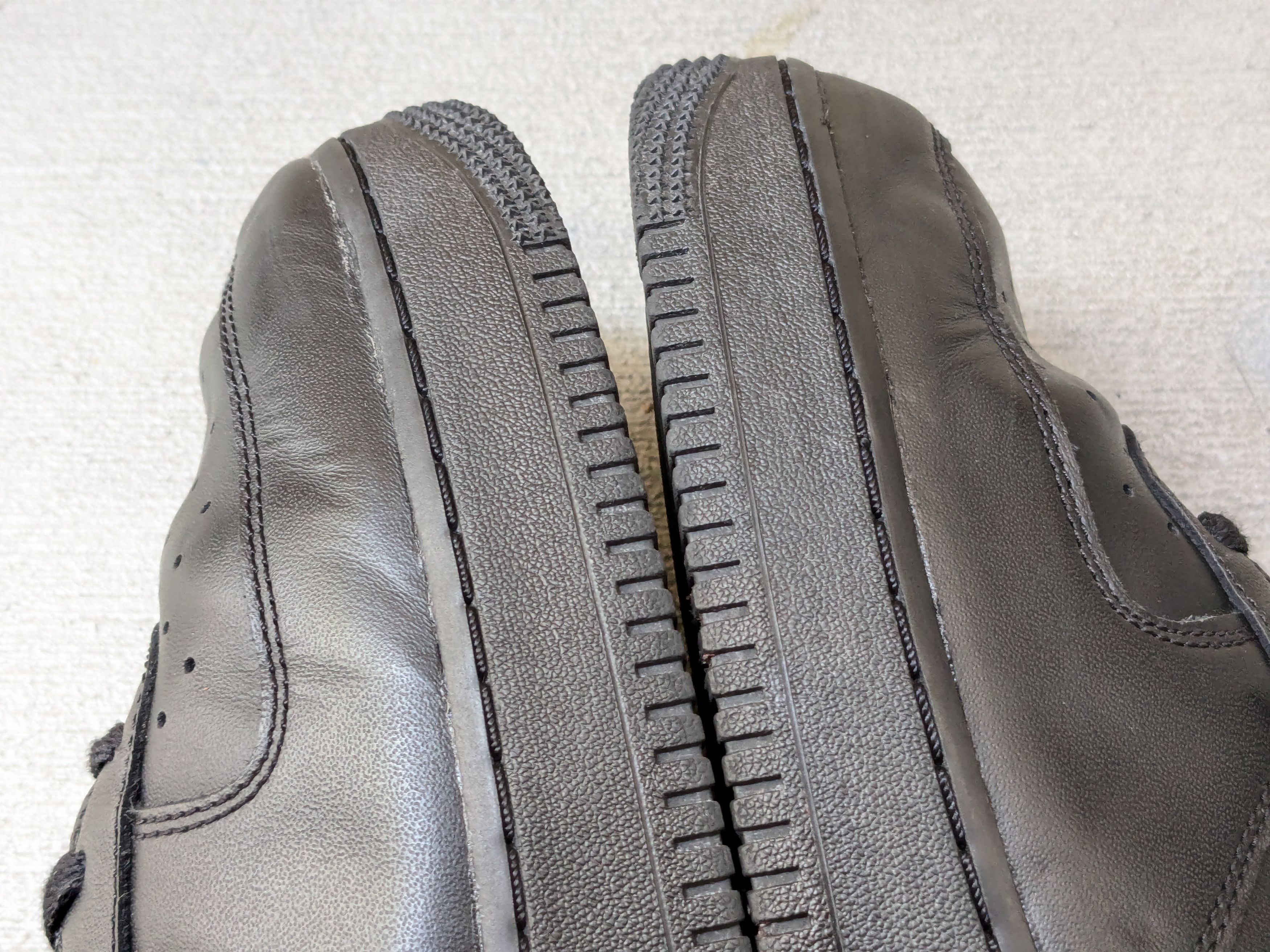 Nike × Supreme Nike Air Force 1 Low Supreme Black 11.5 CU9225-001 Leather Size US 11.5 / EU 44-45 - 8 Thumbnail