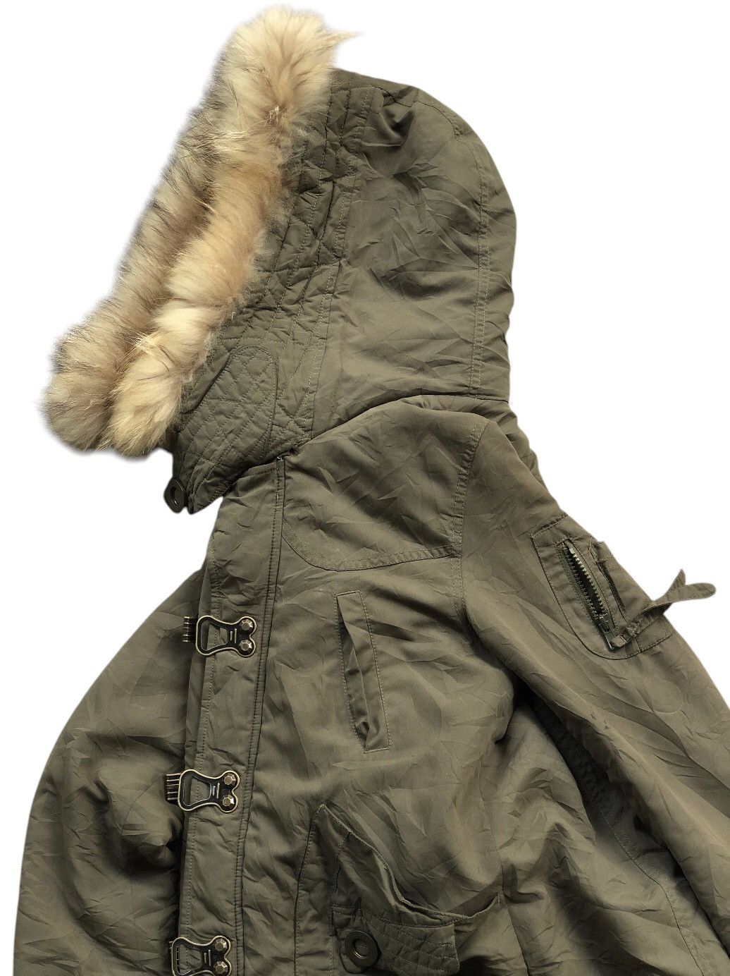 If Six Was Nine × Japanese Brand SLY Gimmick Fur Parka Cargo Jacket Ifsixwasnine Style Size US S / EU 44-46 / 1 - 10 Thumbnail