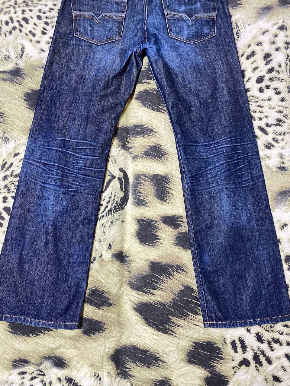 Diesel × Vintage Vintage Diesel Y2K distressed Flare denim pants Size US 34 / EU 50 - 6 Thumbnail