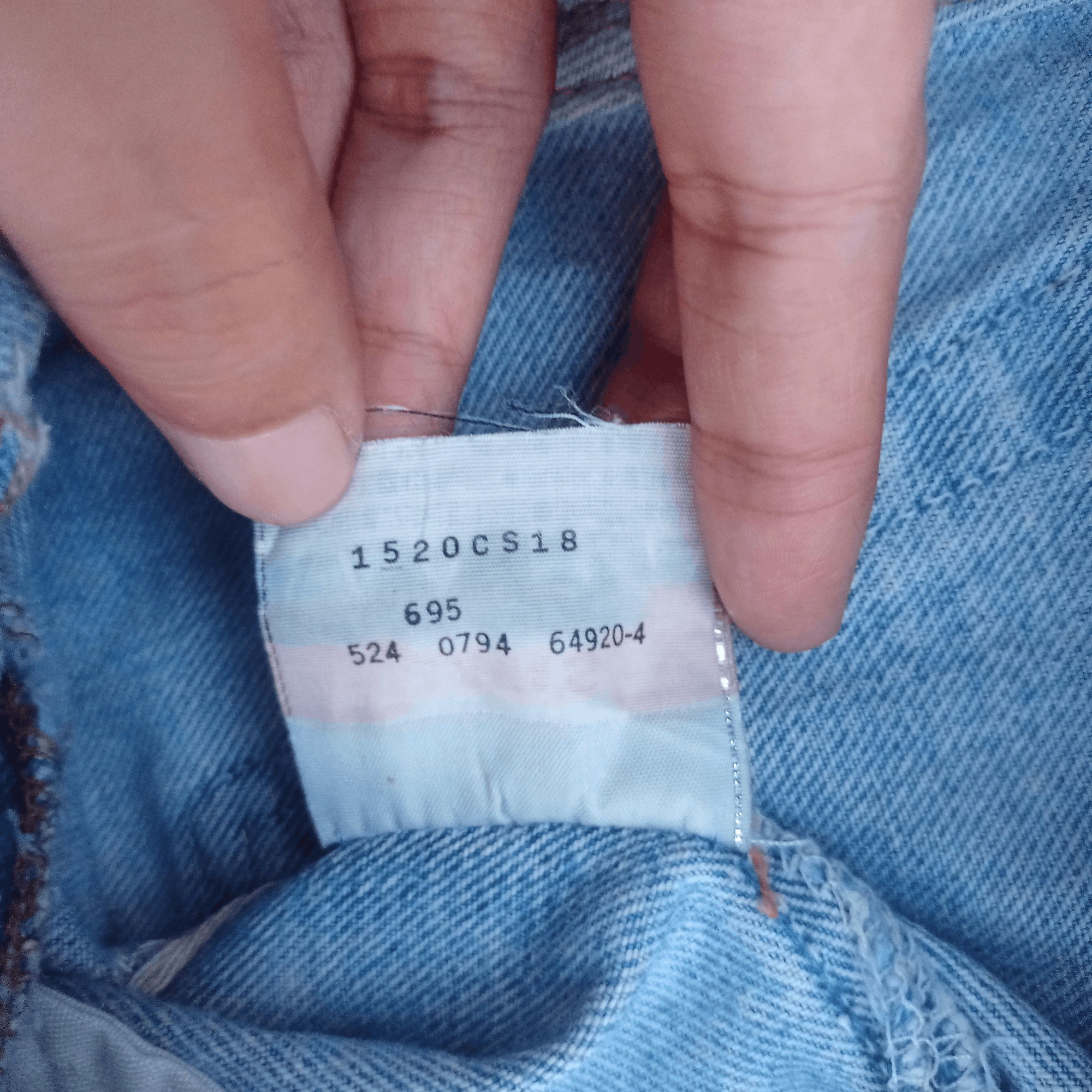 Levi's × Levi's Vintage Clothing Vintage 90s Levis 501 Blue Wash Distressed Baggy Jeans 31x32 Size US 31 - 11 Thumbnail