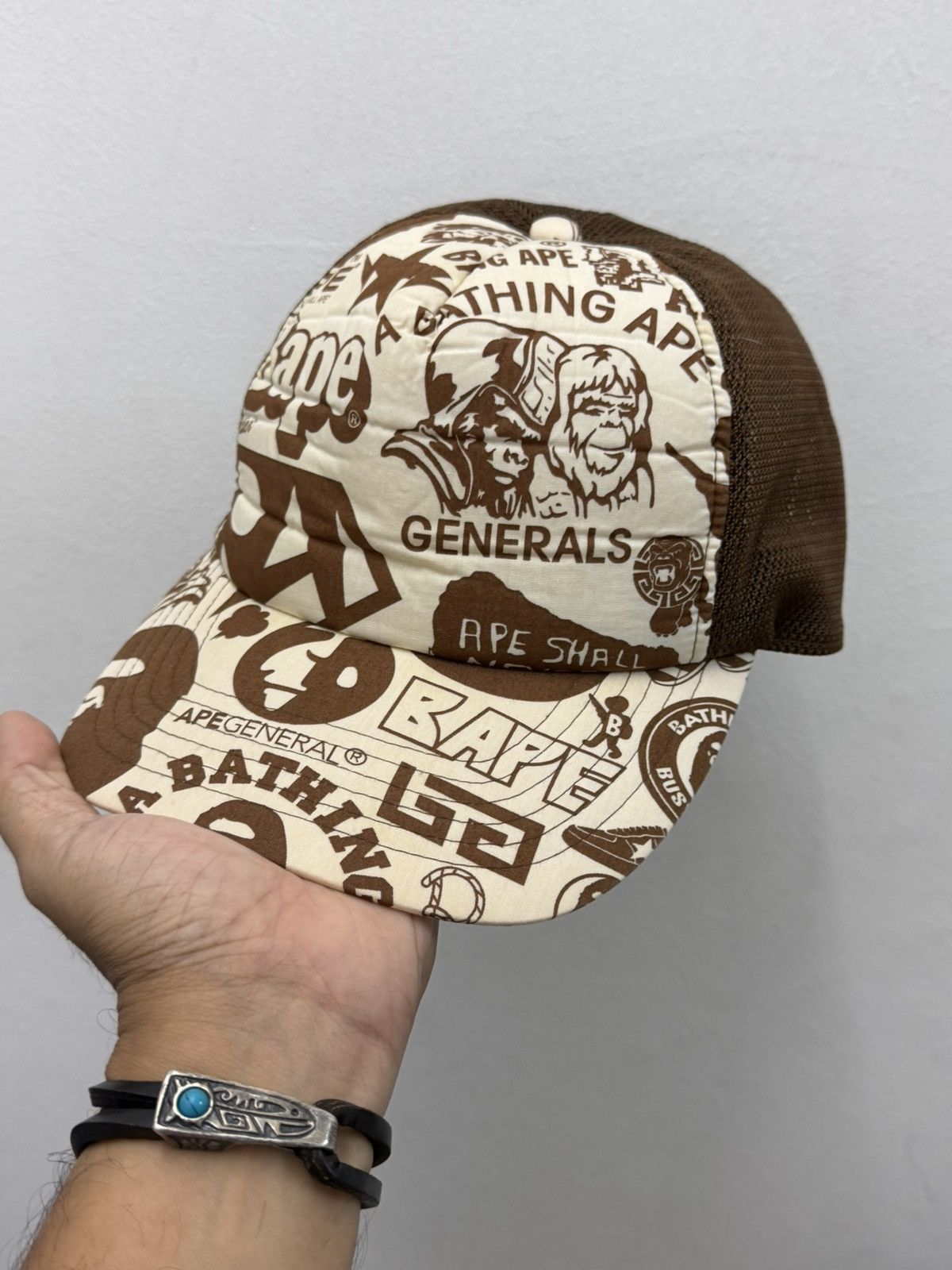 Bape RARE OG 2004 A BATHING APE X N.E.R.D FLY OR DIE TRUCKER HAT
