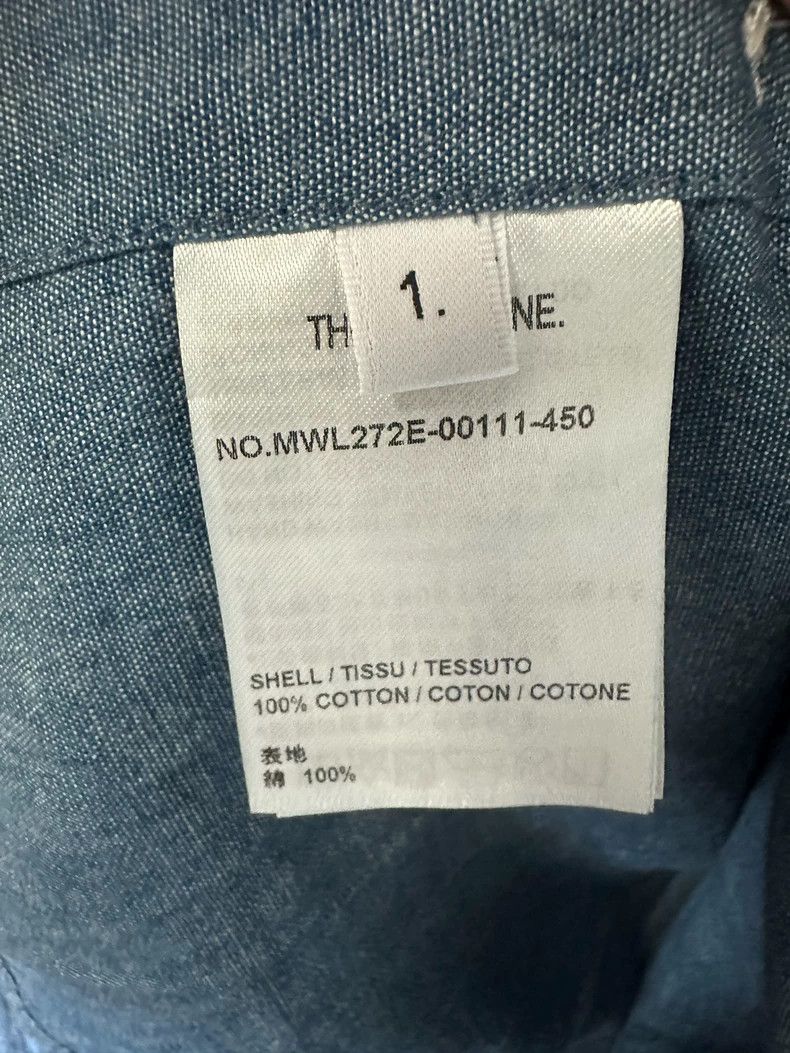 Thom Browne Thom Browne Single-pleated long-sleeve shirt Size US S / EU 44-46 / 1 - 4 Thumbnail