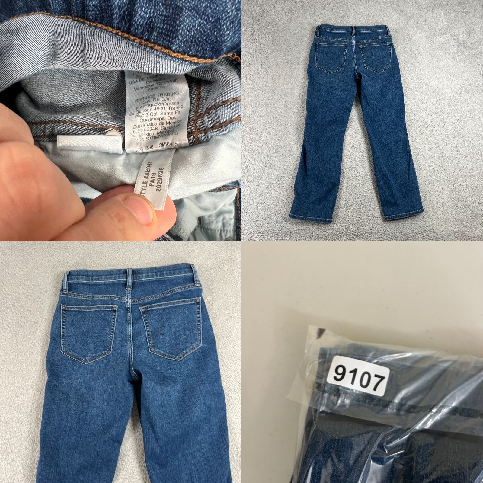 J.Crew J.Crew High Rise Vintage Straight Womens 28 Dark wash Jeans Size 30" / US 8 / IT 44 - 8 Thumbnail
