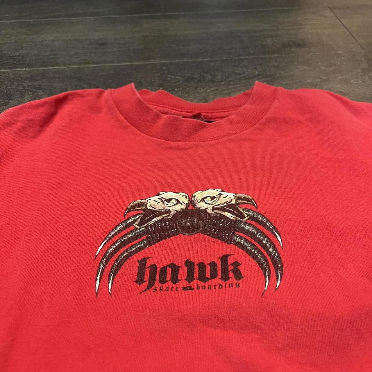 Hawk Vintage Hawk Skateboarding T Shirt XL 00s Size US XS / EU 42 / 0 - 1 Thumbnail