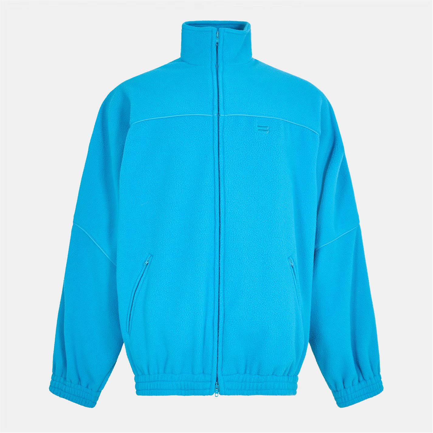Balenciaga o1g2r1mq0226 Four-Way Stretch Tracksuit Jacket in Blue Size US S / EU 44-46 / 1 - 1 Thumbnail