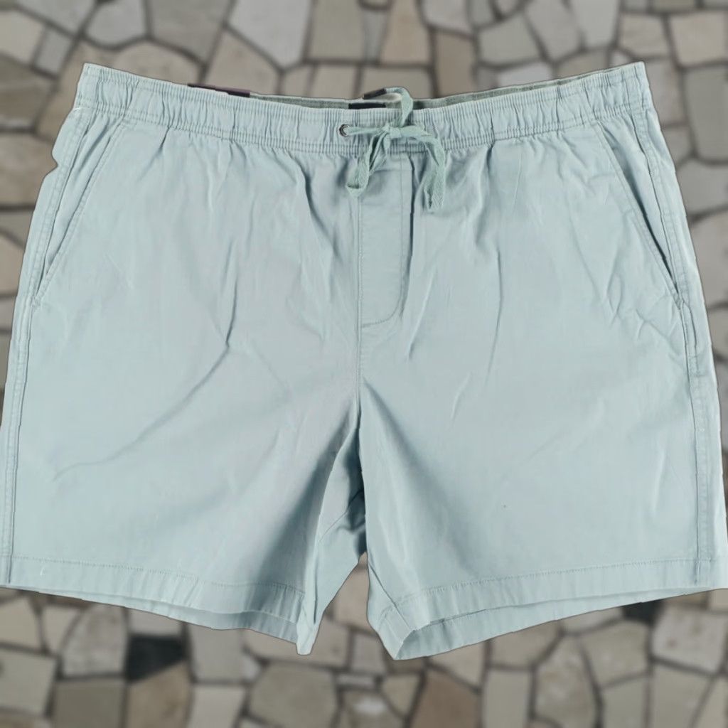Gap Gap Stretch Pull On Cotton Twill Chino Shorts Green Men's 2XL Size US 39 - 1 Thumbnail