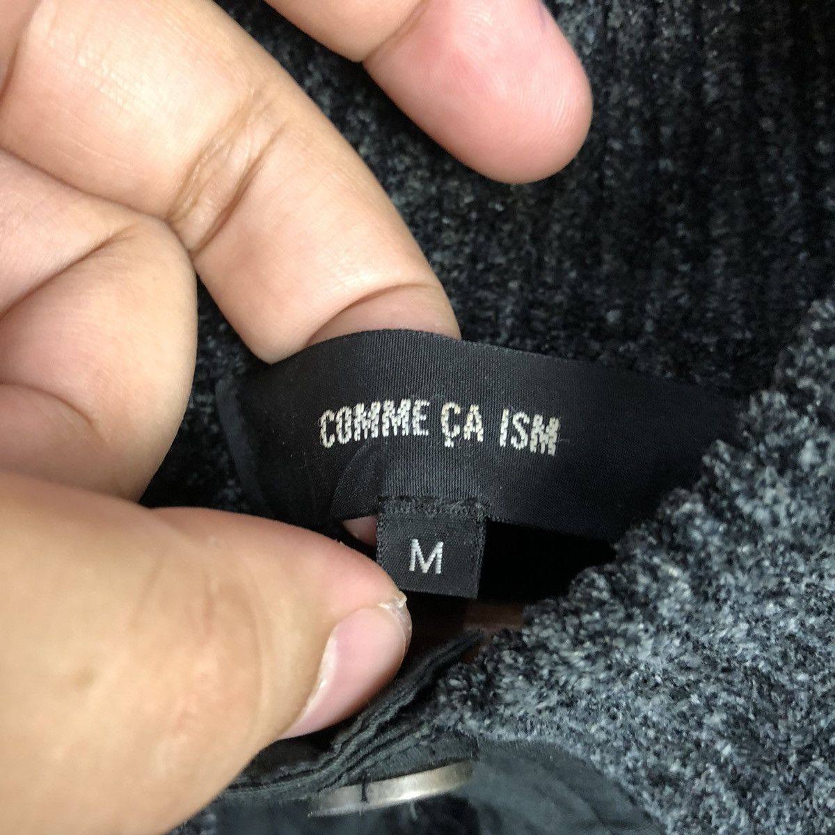 Comme Ca Ism DL Comme Ca Ism Black Knitwear cardigan sweater #C597 Size US M / EU 48-50 / 2 - 10 Thumbnail