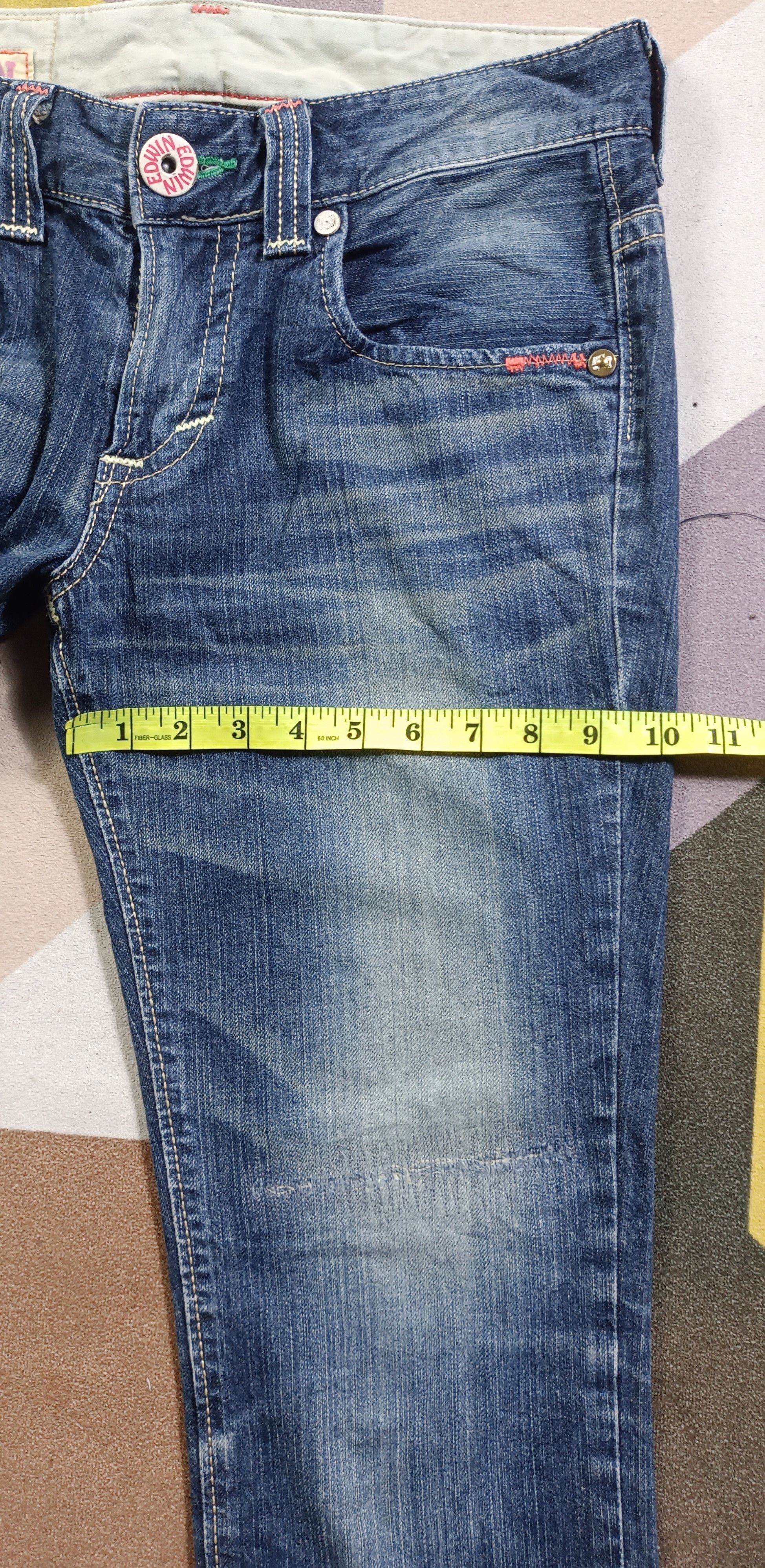 Edwin × If Six Was Nine Vintage🔥Edwin Exclusive Vintage Distressed Jeans Size 32" / US 10 / IT 46 - 17 Thumbnail