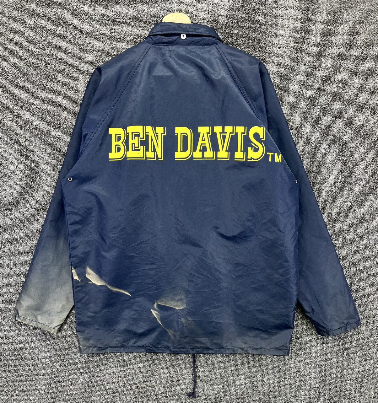 Ben Davis Vintage Ben Davis Spell Out Trashed Light Jacket Size US L / EU 52-54 / 3 - 9 Thumbnail