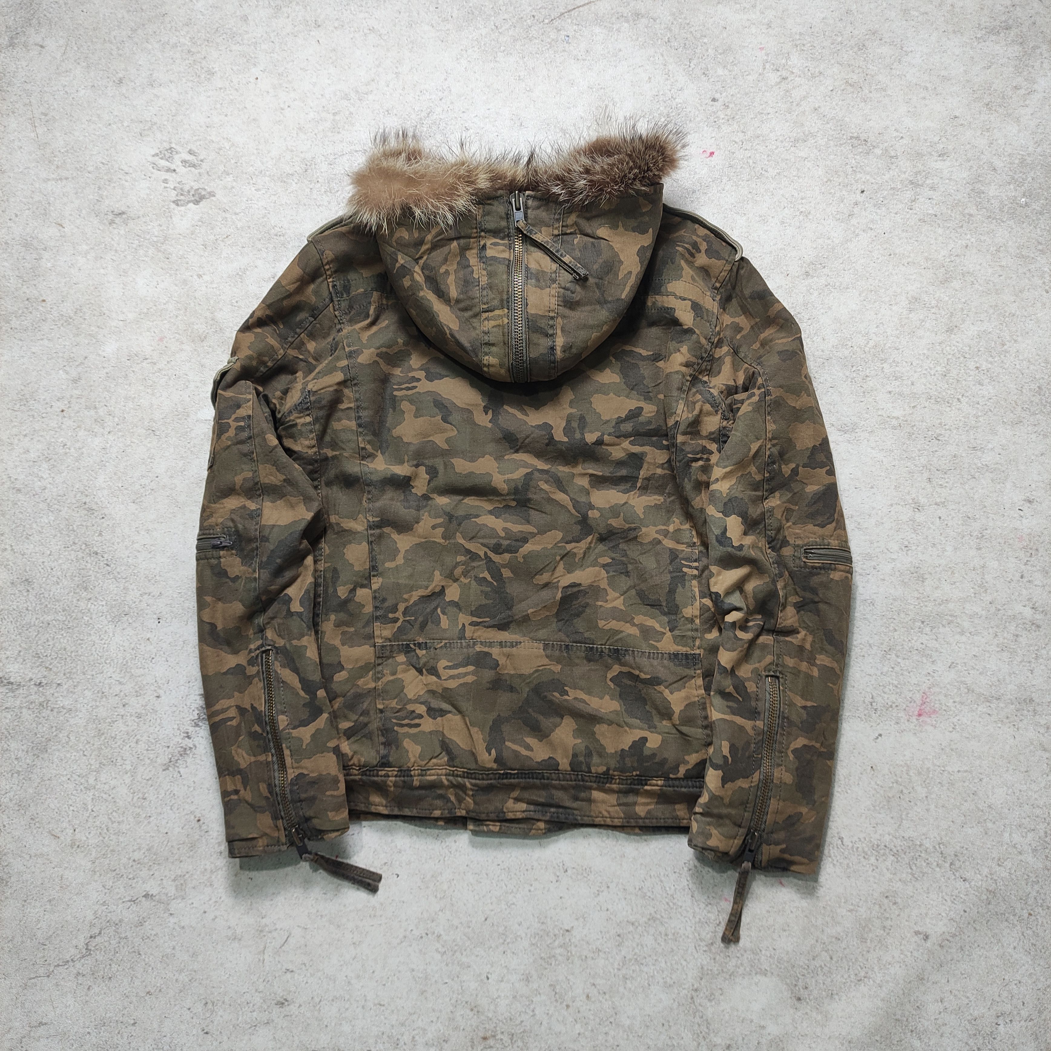 If Six Was Nine Burden Camo Military Fur Jacket Japanese Brand Size US M / EU 48-50 / 2 - 8 Thumbnail