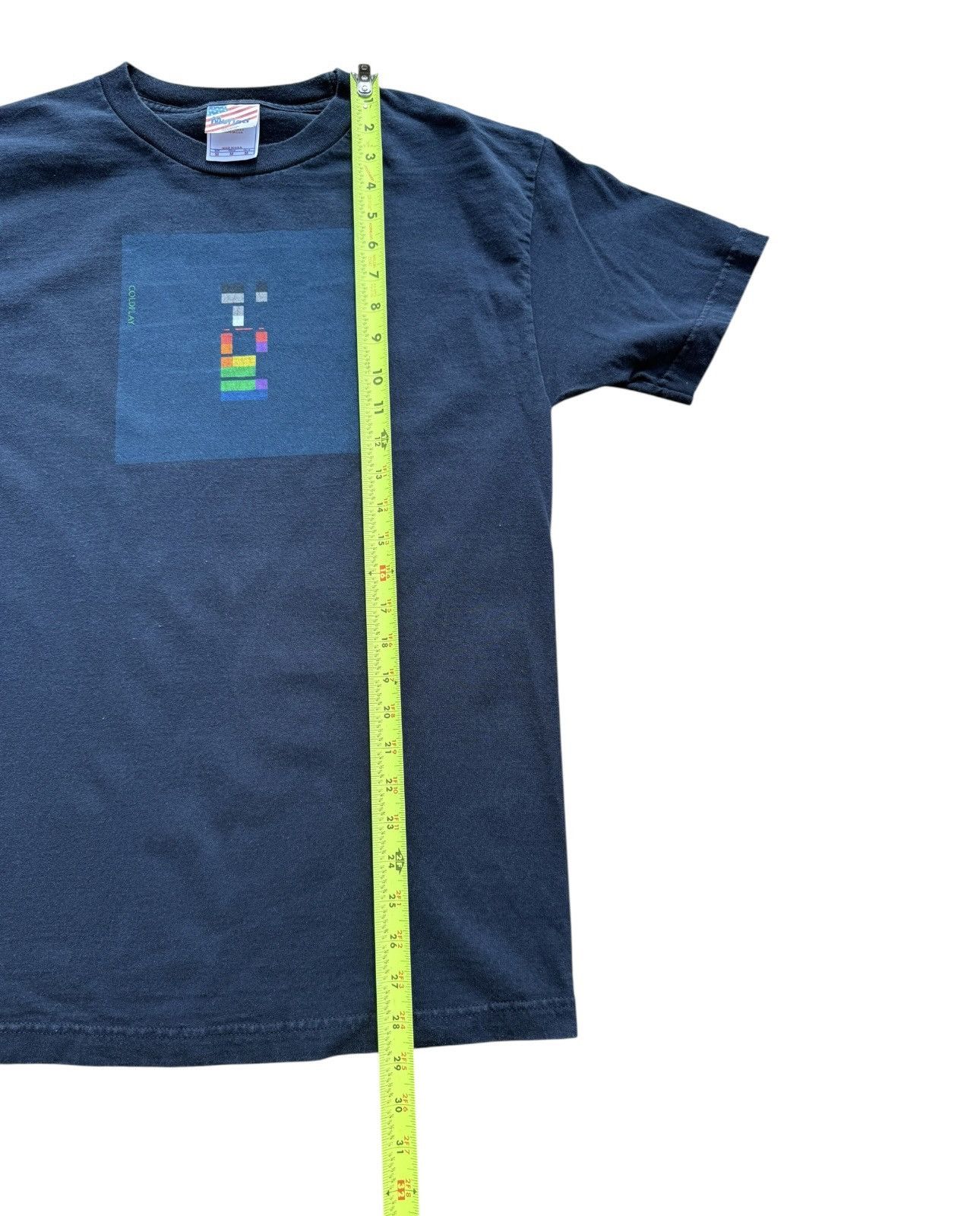 Vintage Coldplay Murina Made in USA Pixel Graphic Band Navy Medium Size US M / EU 48-50 / 2 - 6 Thumbnail