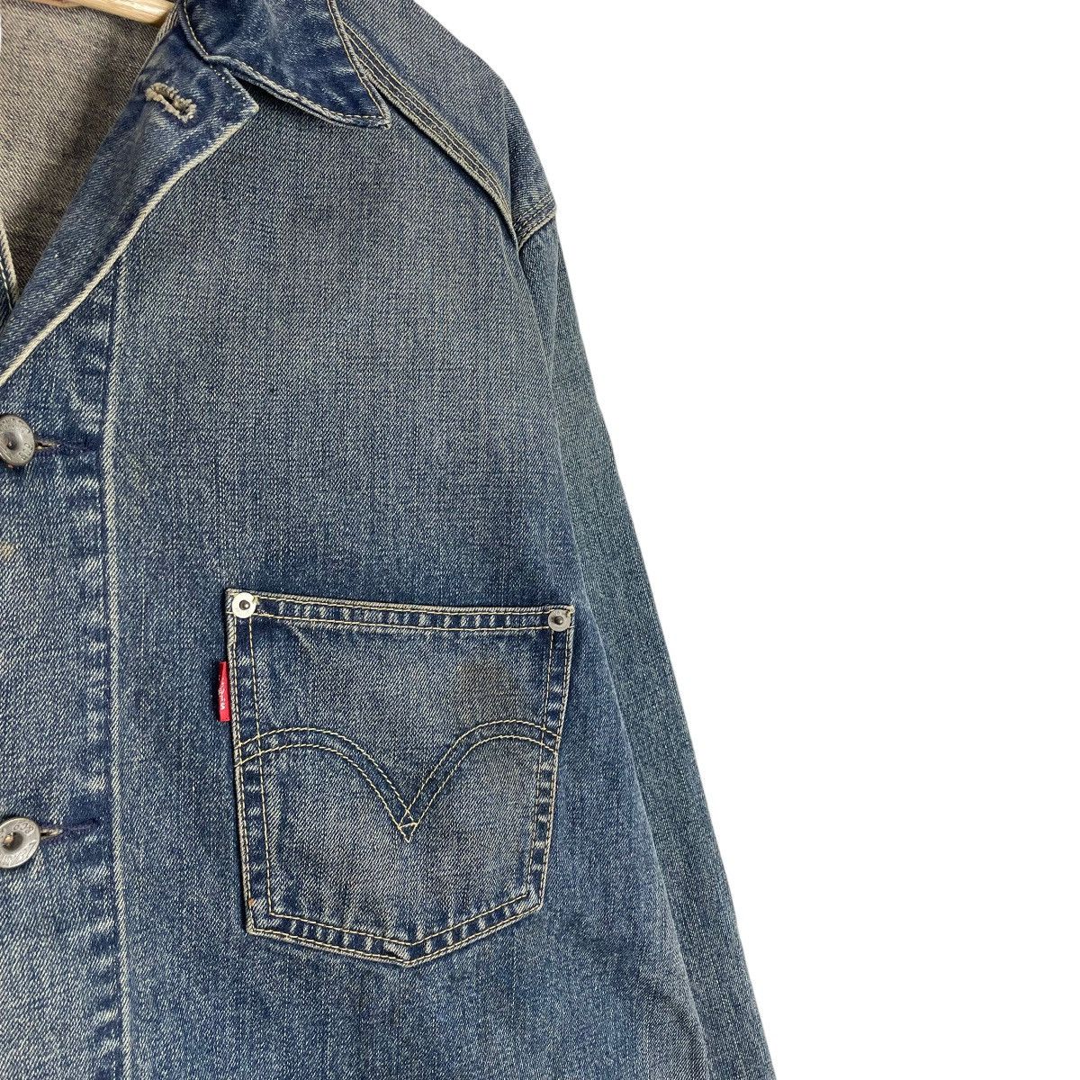 Levi's × Levi's Vintage Clothing ⚡️LEVI’S DENIM JEANS CHORE JACKET Size US XL / EU 56 / 4 - 4 Thumbnail