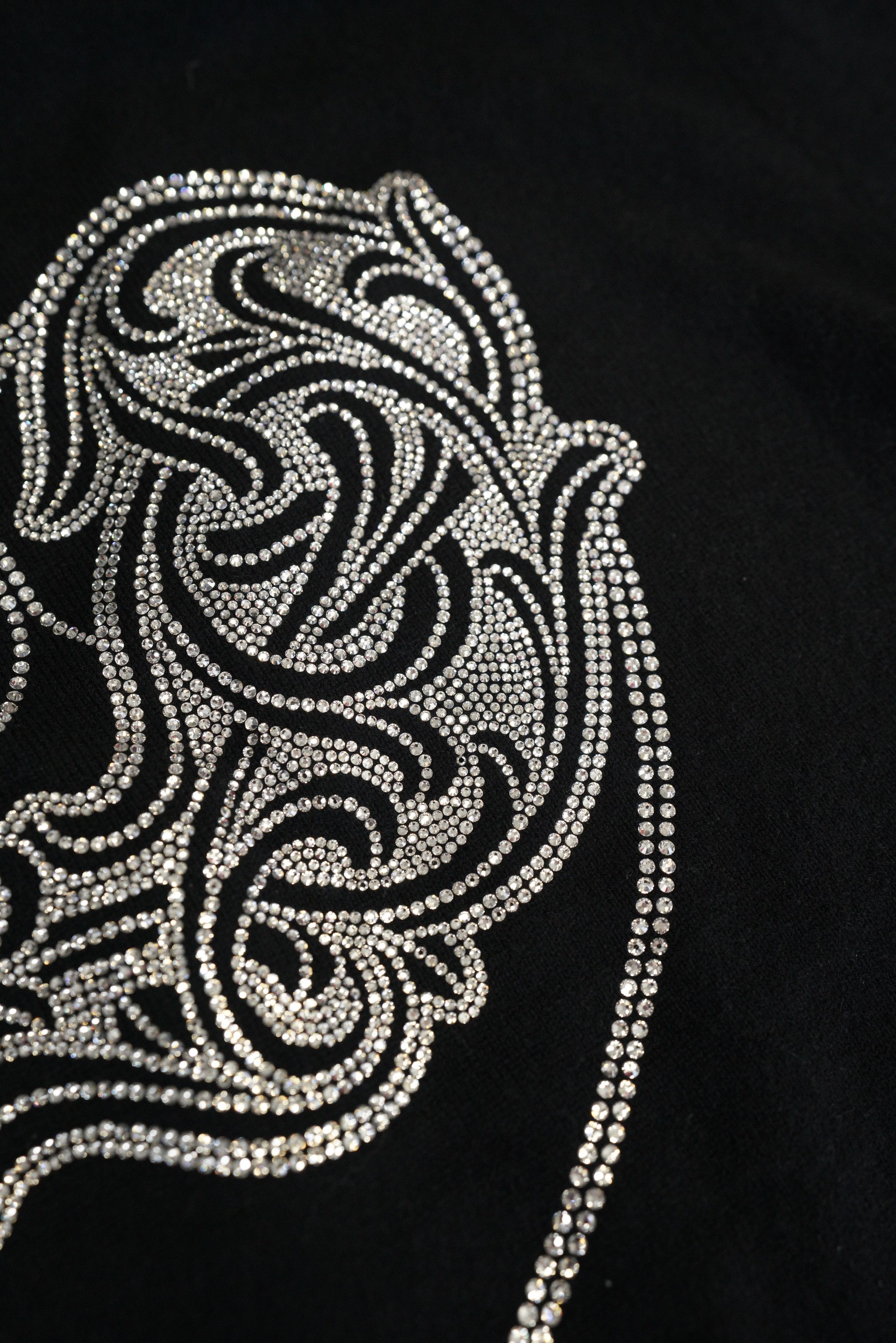 Chrome Hearts Chrome Hearts Y NOT Back Rhinestone Viny Heart Cashmere Size US M / EU 48-50 / 2 - 9 Thumbnail