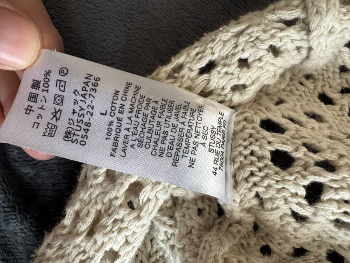 Stussy Stussy Crochet Shirt s22 RARE Size US L / EU 52-54 / 3 - 7 Thumbnail