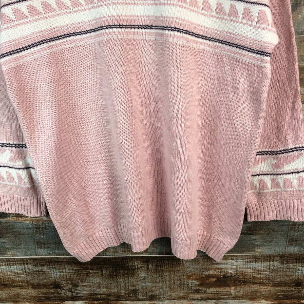 Homespun Knitwear × Japanese Brand Blins Bleads Pink Knitwear sweatshirt #A1966 Size US M / EU 48-50 / 2 - 6 Thumbnail