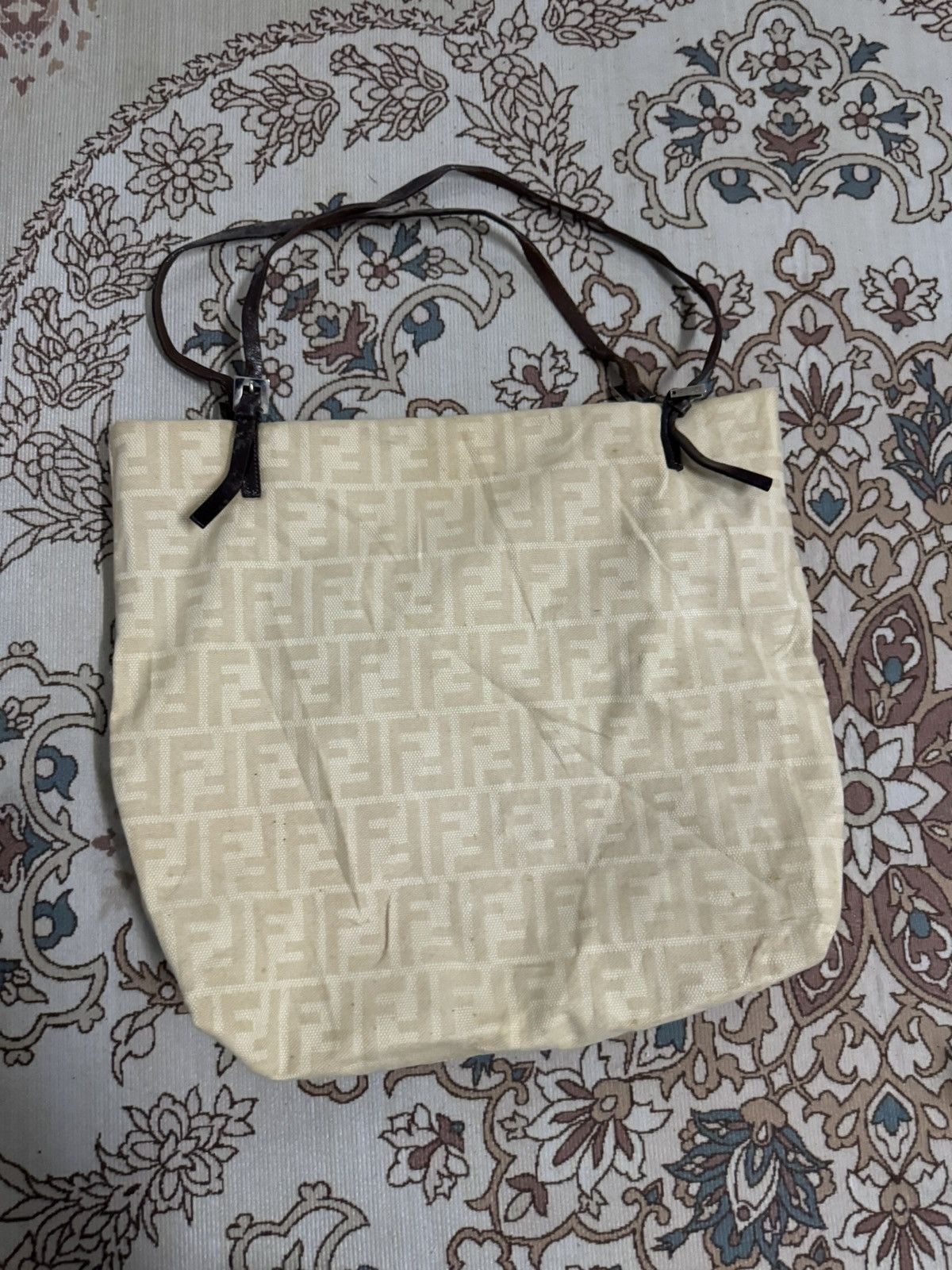 Fendi FENDI ZUCCA MONOGRAM CANVAS TOTE BAG Size ONE SIZE - 10 Thumbnail