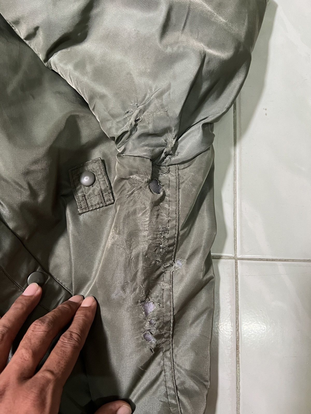 Avirex 🔥 VINTAGE AVIREX MA-1 REVERSIBLE BOMBER JACKET MADE IN USA Size US L / EU 52-54 / 3 - 13 Thumbnail