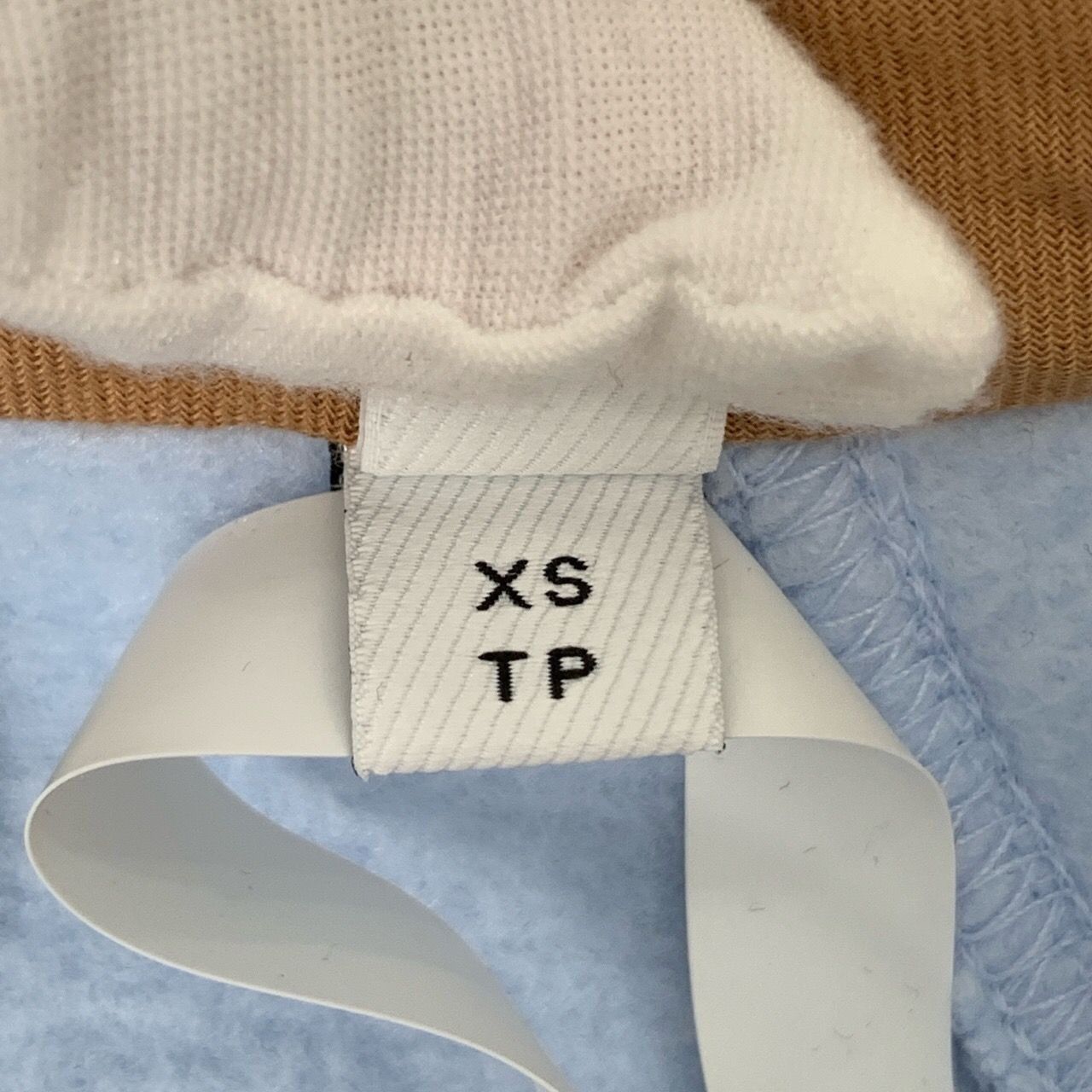 Burberry Burberry Embroidered Logo Cotton Zip-Up Hoodie in Sky Blue, Size XS / US 0-2 / IT 36-38 - 5 Thumbnail