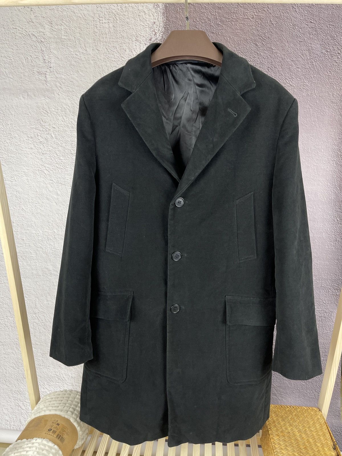 Versace Versace Jeans Couture vintage cotton single breasted coat Size US XL / EU 56 / 4 - 2 Thumbnail