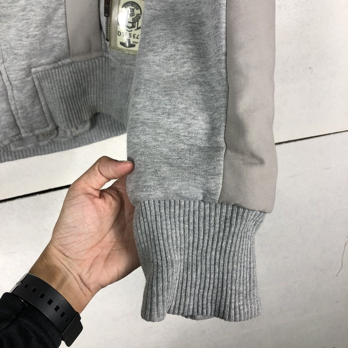 Diesel 🔥VINTAGE BIKER HOODIE JACKET DIESEL BONDAGE DESIGN Size US L / EU 52-54 / 3 - 16 Thumbnail