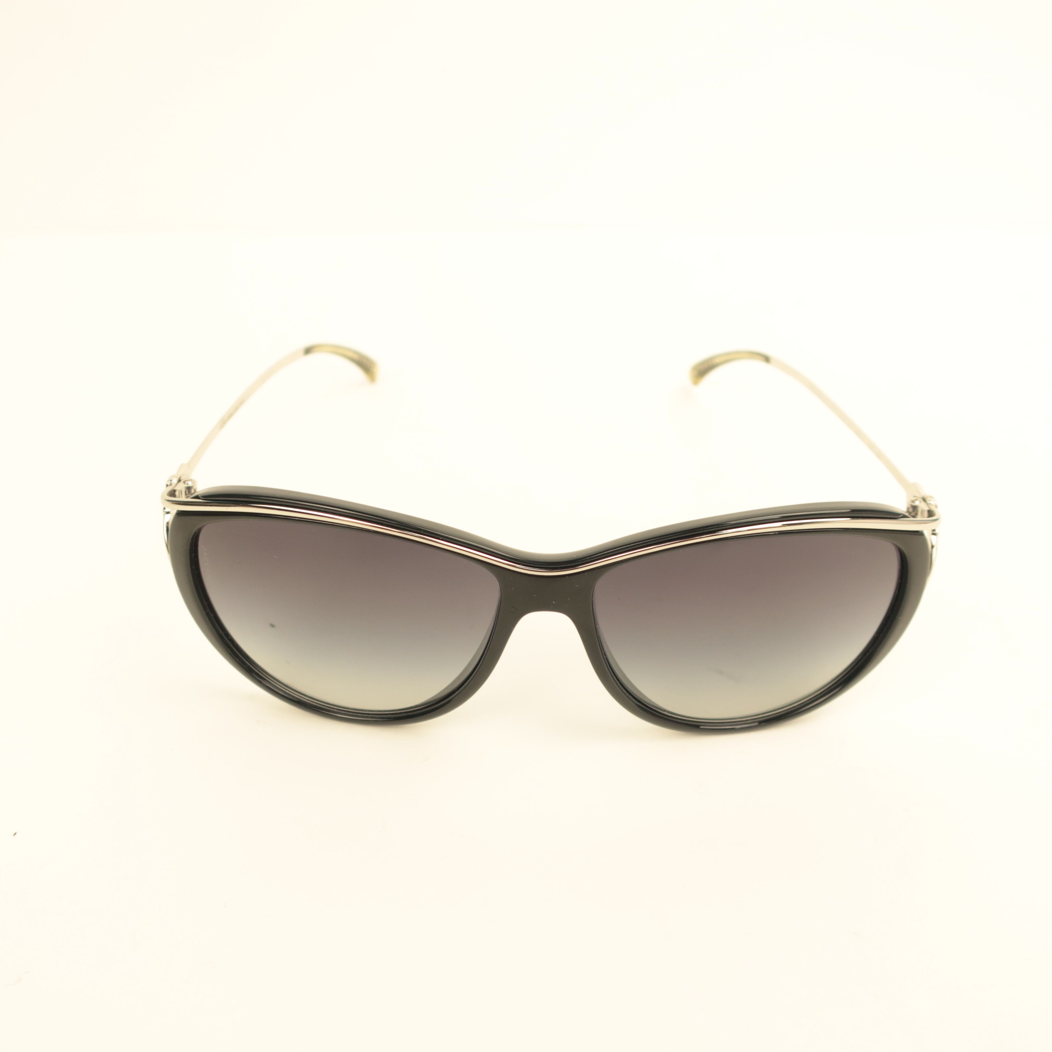 Chanel Chanel Cat Eye Bow Sunglasses Black Size ONE SIZE - 12 Thumbnail
