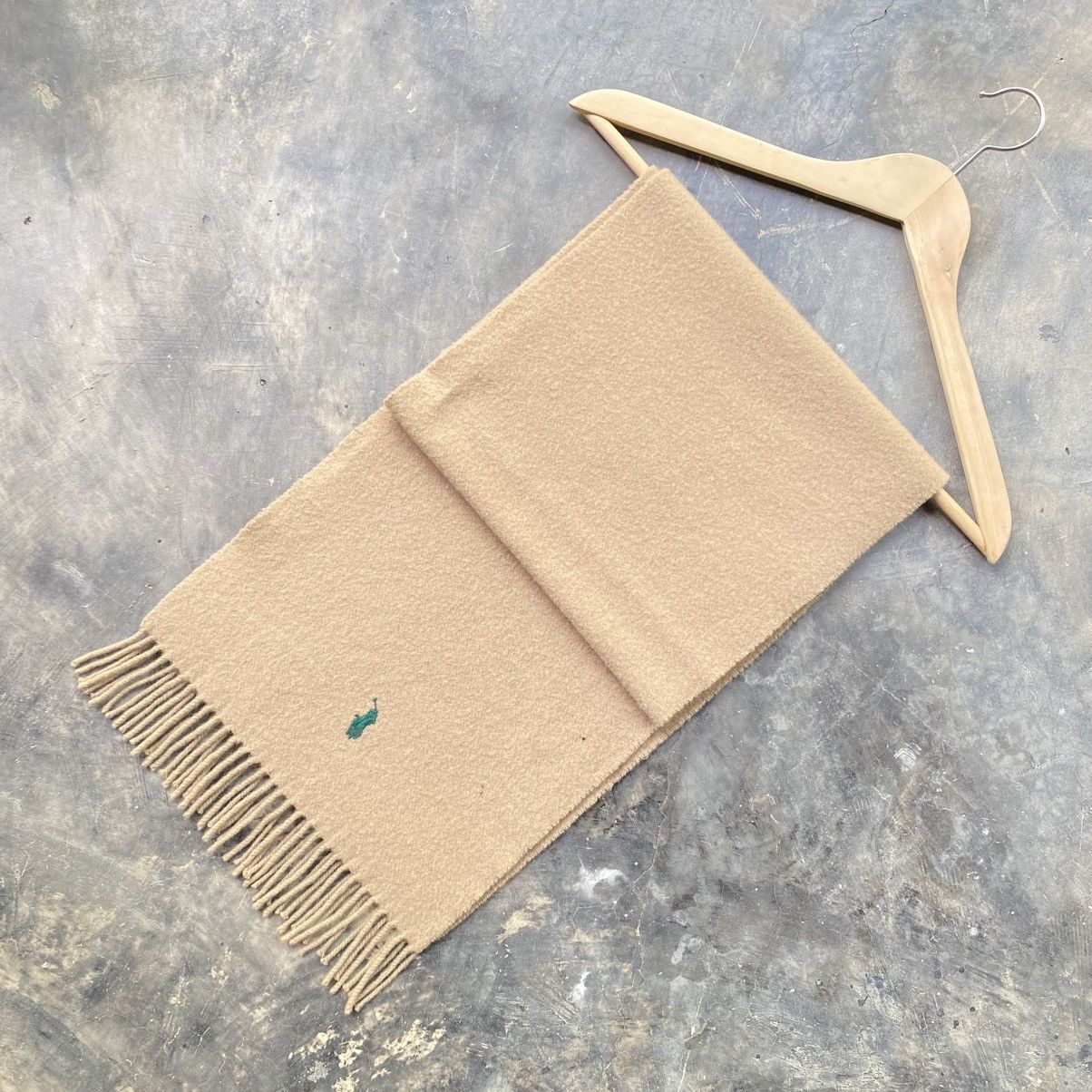 Polo Ralph Lauren Polo Polo Ralph Lauren Soft Taupe Pure 100%Wool Scarf Size ONE SIZE - 10 Thumbnail