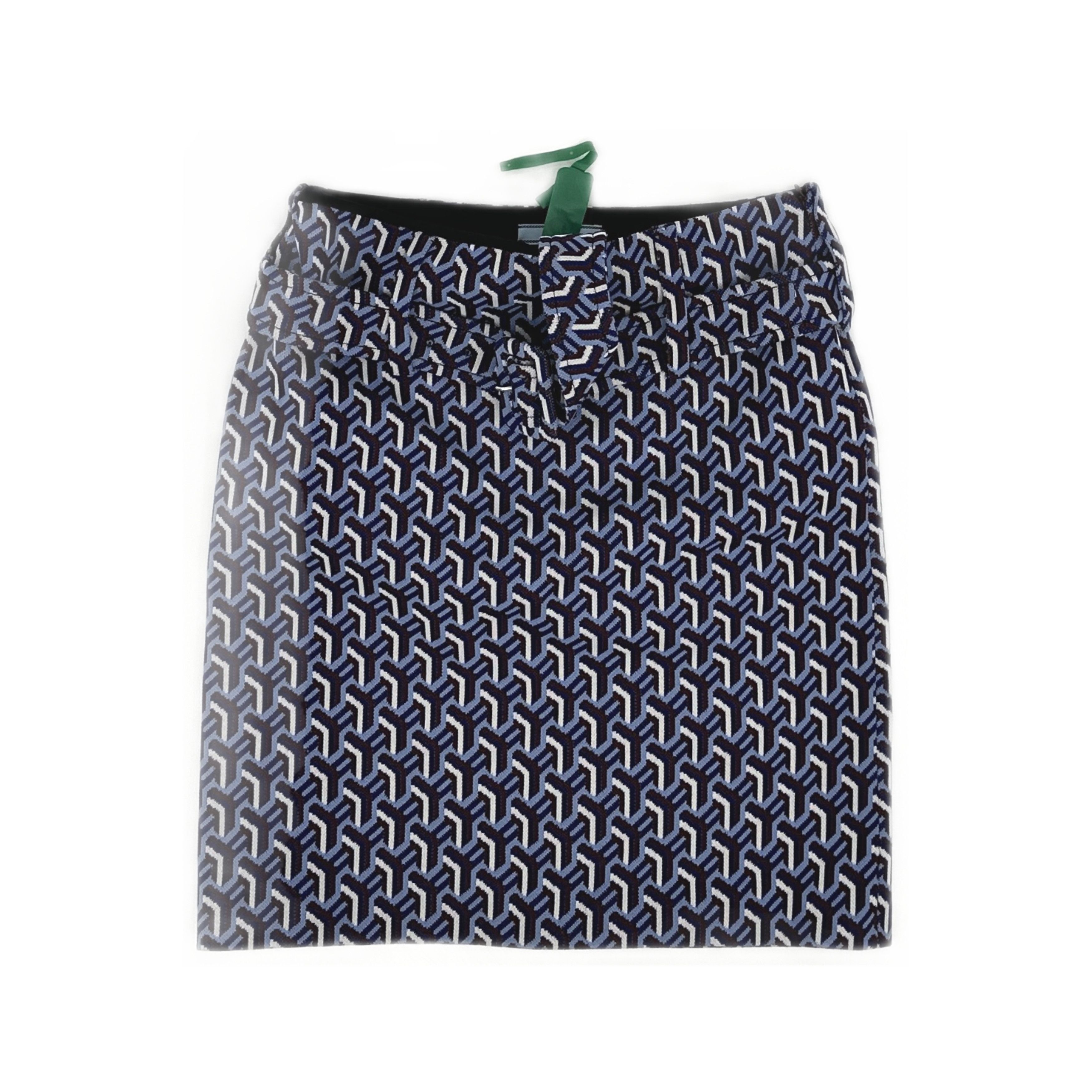 Prada Prada Geometric Mini Skirt IT 42 Size 28" / US 6 / IT 42 - 1 Thumbnail