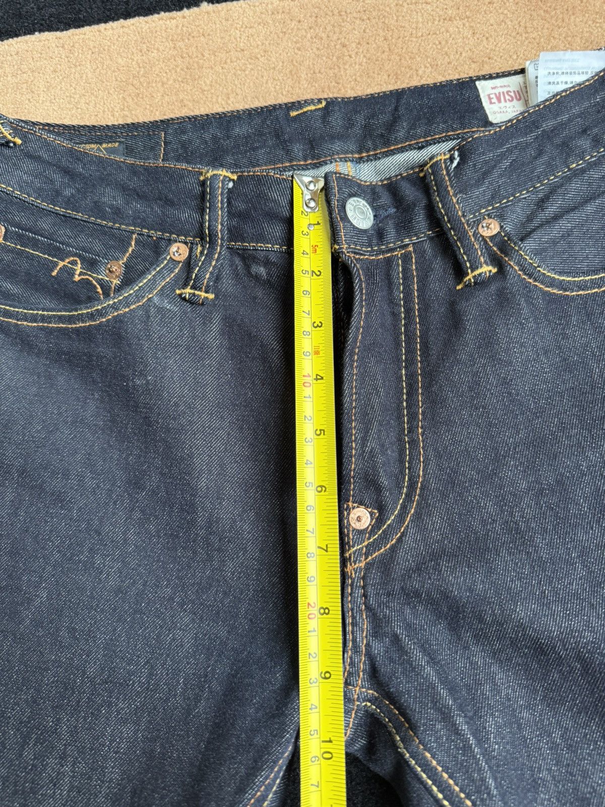 Evisu × Japanese Brand × Vintage evisu white daicock style denim jeans size：30x34 Size US 30 / EU 46 - 13 Thumbnail