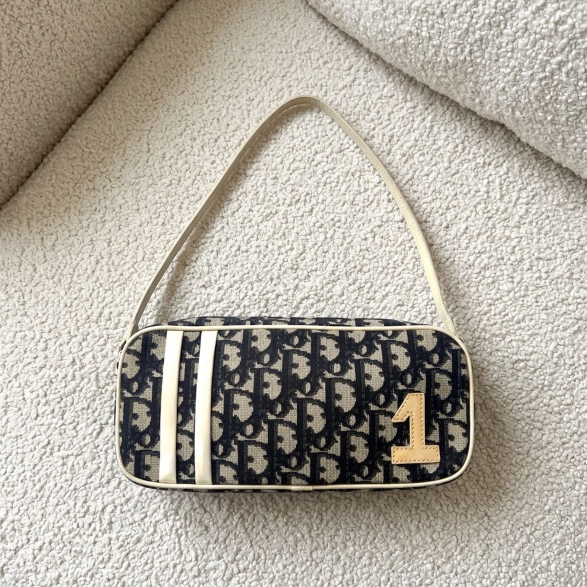 Christian Dior Monsieur × Dior Dior Adiorable 69 Velvet Saddle Bag
