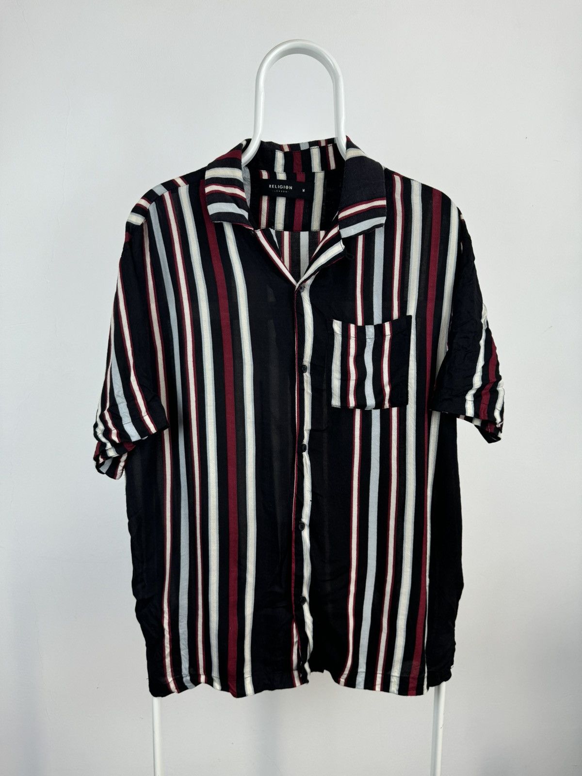 Other Religion Short Sleeve Striped Shirt Size US M / EU 48-50 / 2 - 1 Thumbnail