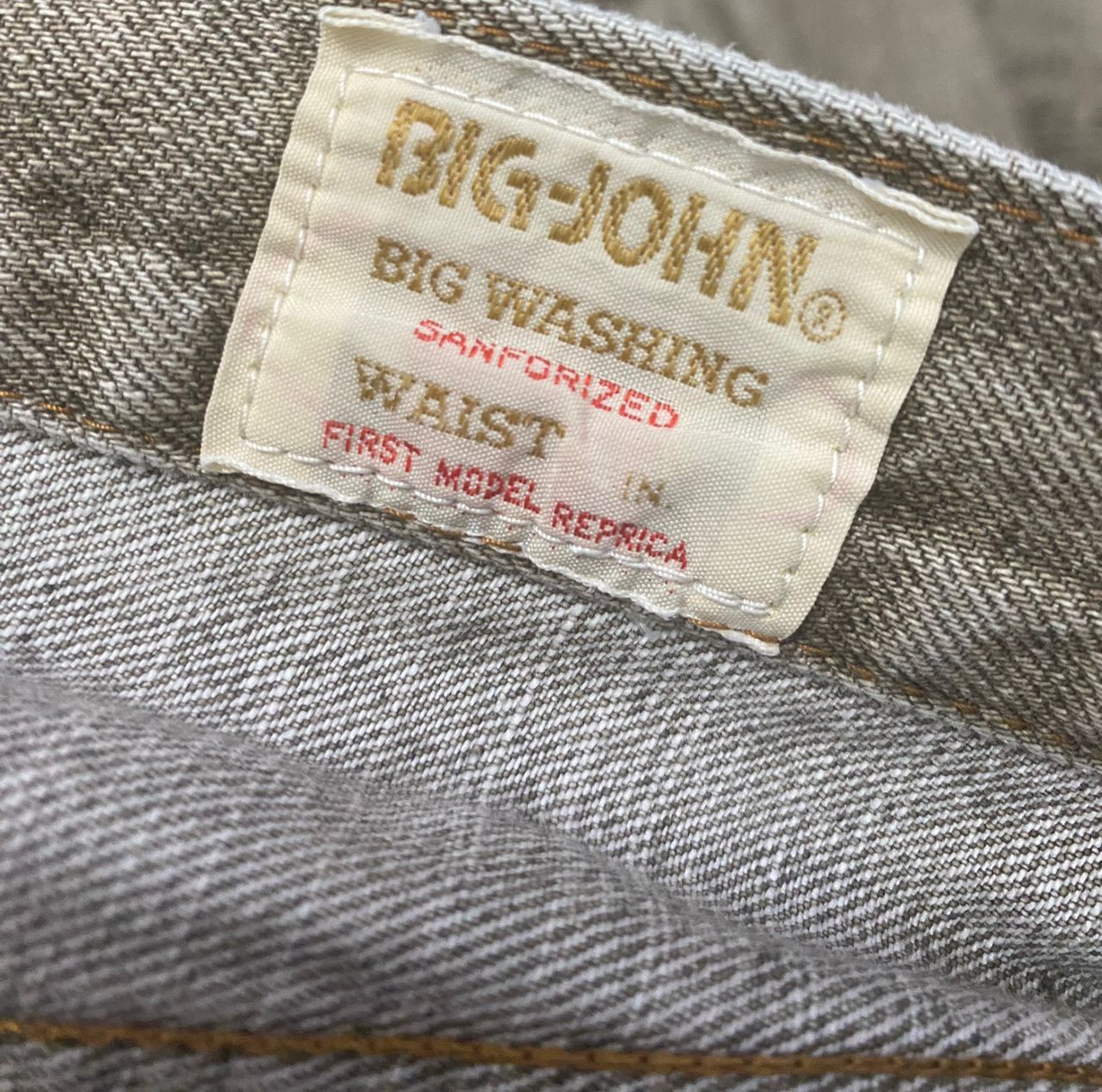 Big John 💥DELETE💥VINTAGE BIG JOHN WORK DISTRESSED DENIM Size US 30 / EU 46 - 4 Thumbnail