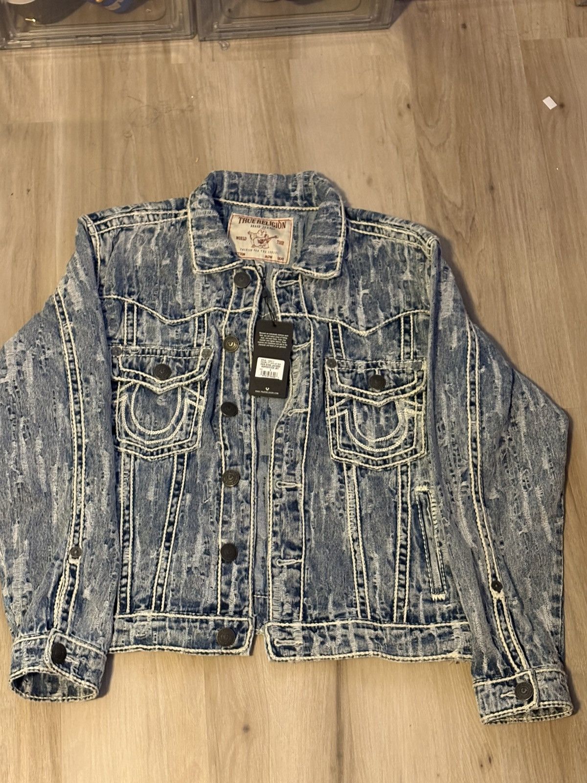 True Religion True Religion Denim Jacket Size US L / EU 52-54 / 3 - 1 Thumbnail