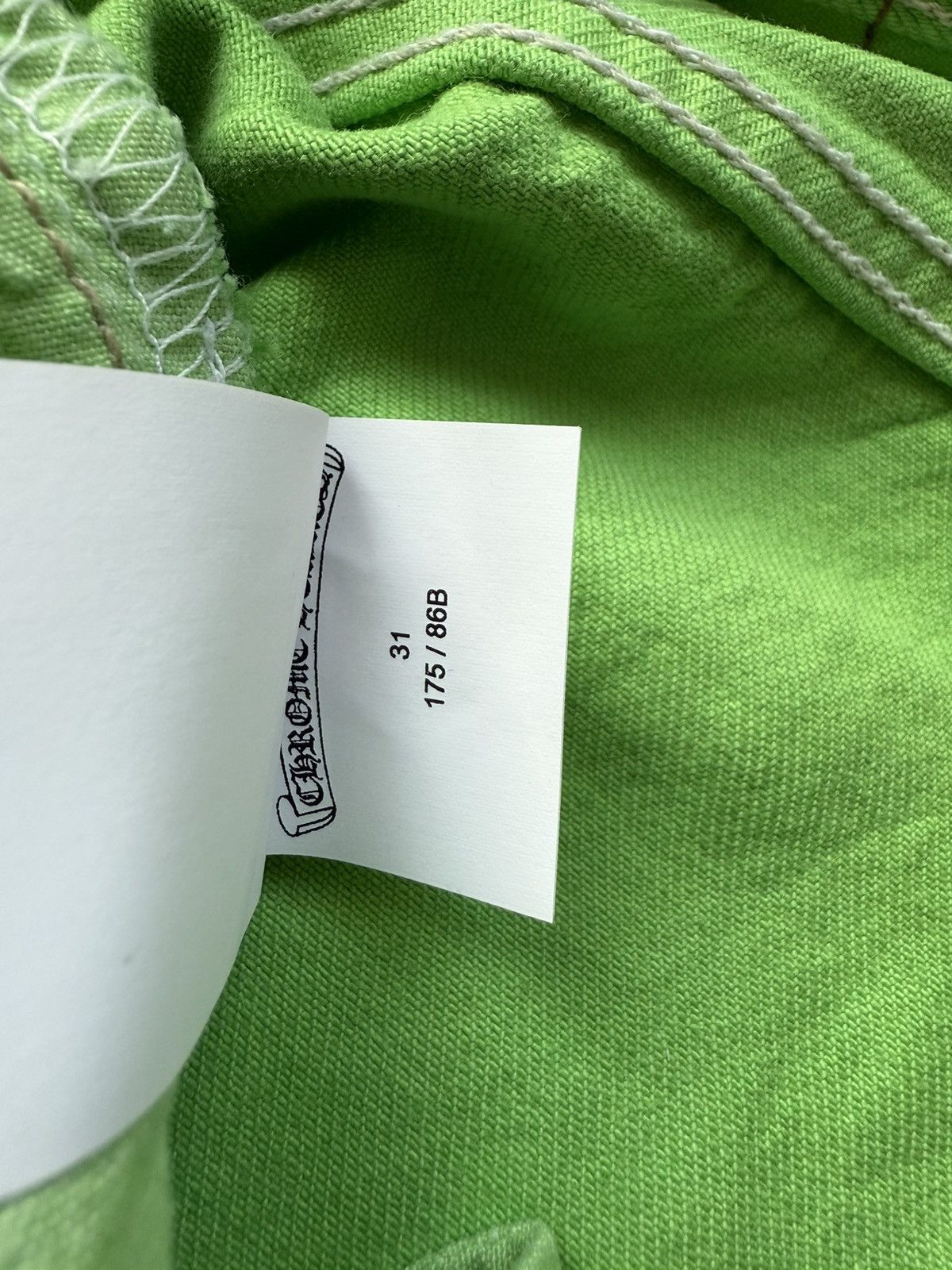 Chrome Hearts Chrome hearts 2025 Levi’s 501 green patches jeans Size US 31 - 12 Thumbnail