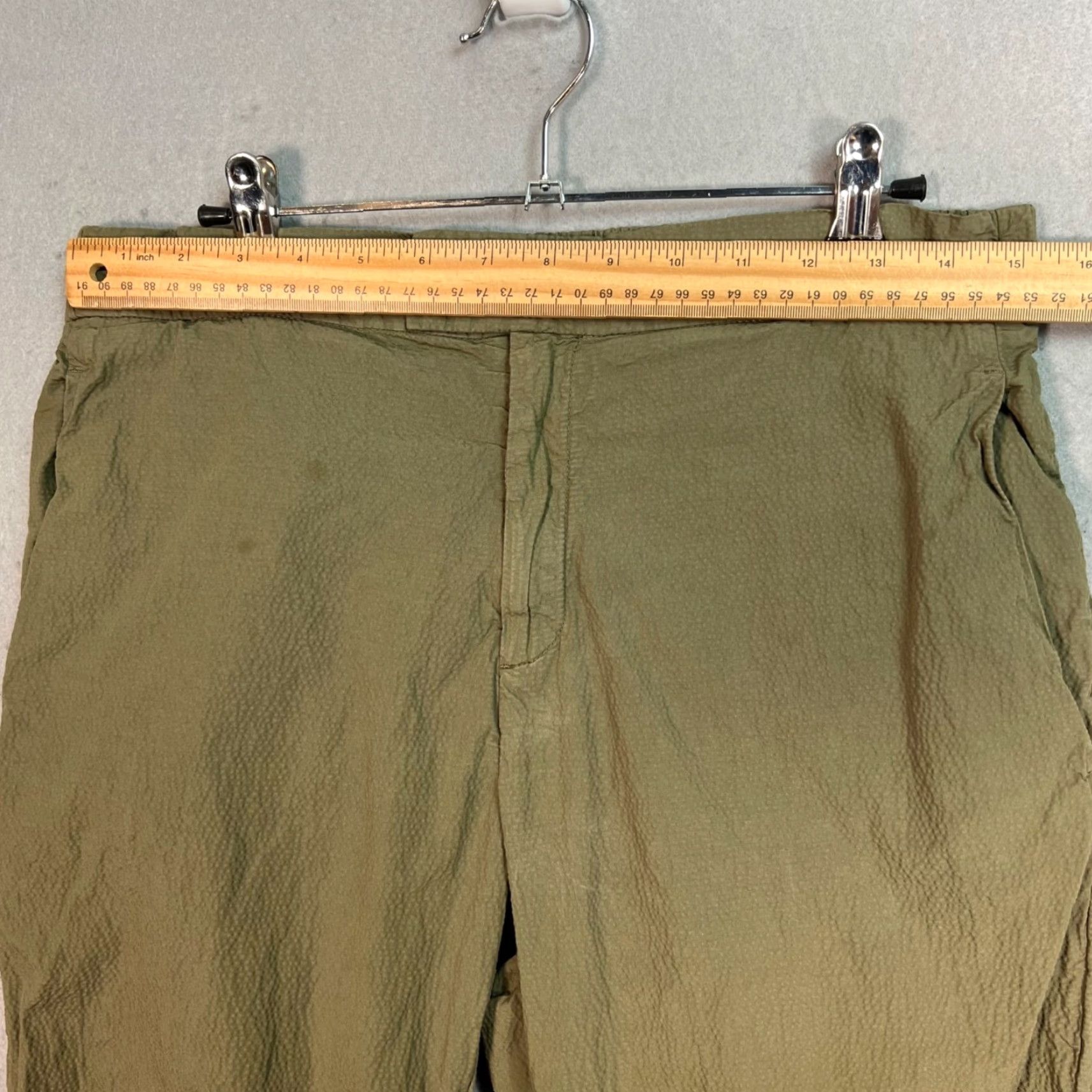 Frescobol Carioca Frescobol Carioca Women’s Chino Pants Size 34 Olive Green Cotton Blend Tapered Casual Size 24" / US 00 / IT 34 - 5 Thumbnail