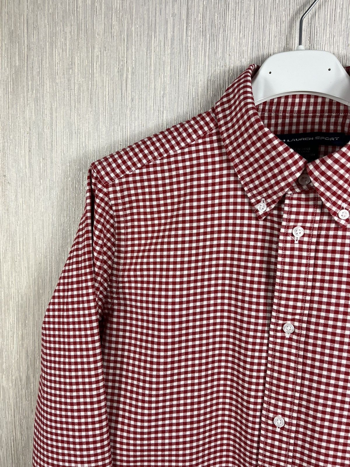 Ralph Lauren × Ralph Lauren Sport × Vintage Vintage Ralph Lauren Sport gingham classic shirt checked Size M / US 6-8 / IT 42-44 - 10 Thumbnail